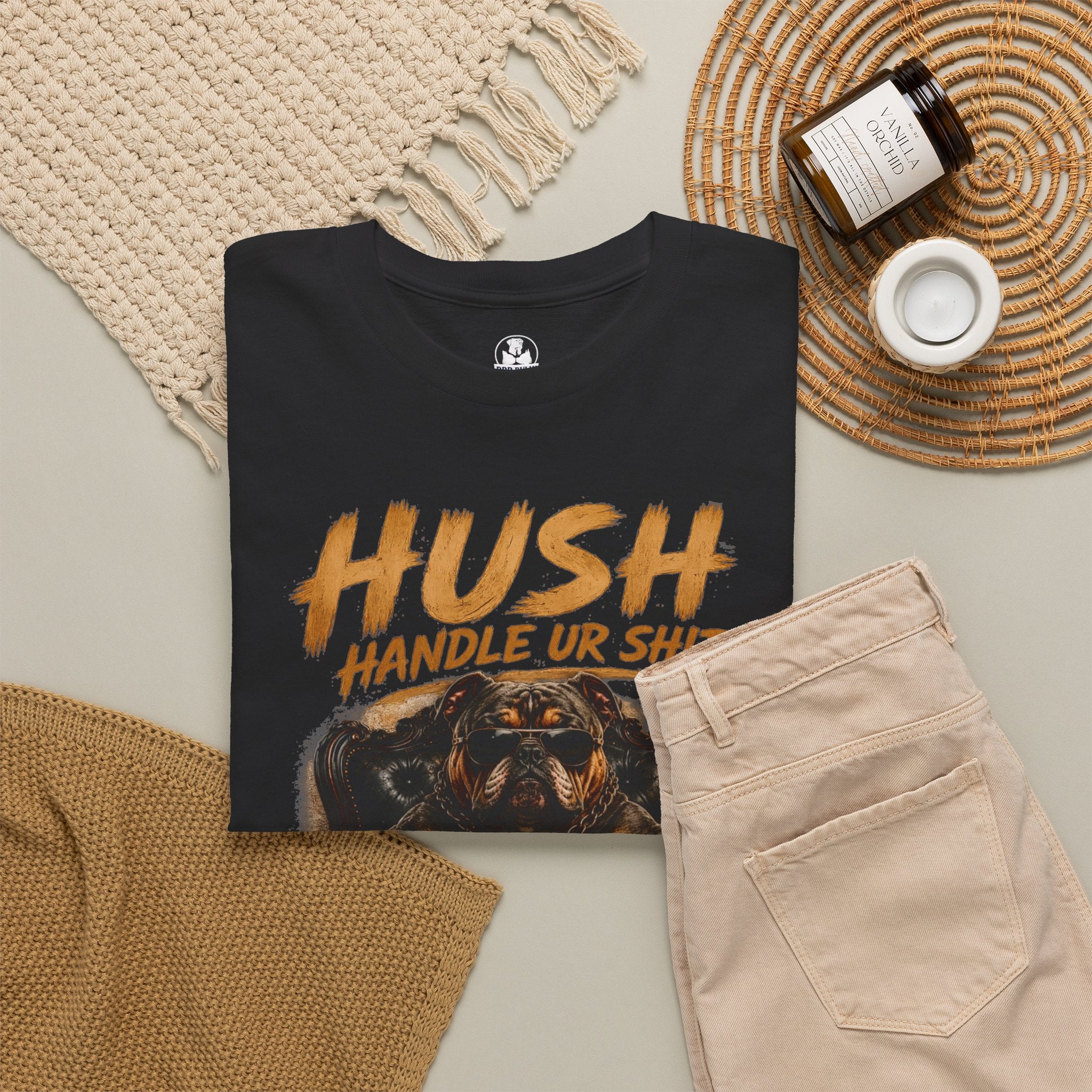 HUSH™ Handle U’r Sh!t | Urban Edge™ Unisex Graphic T-Shirt