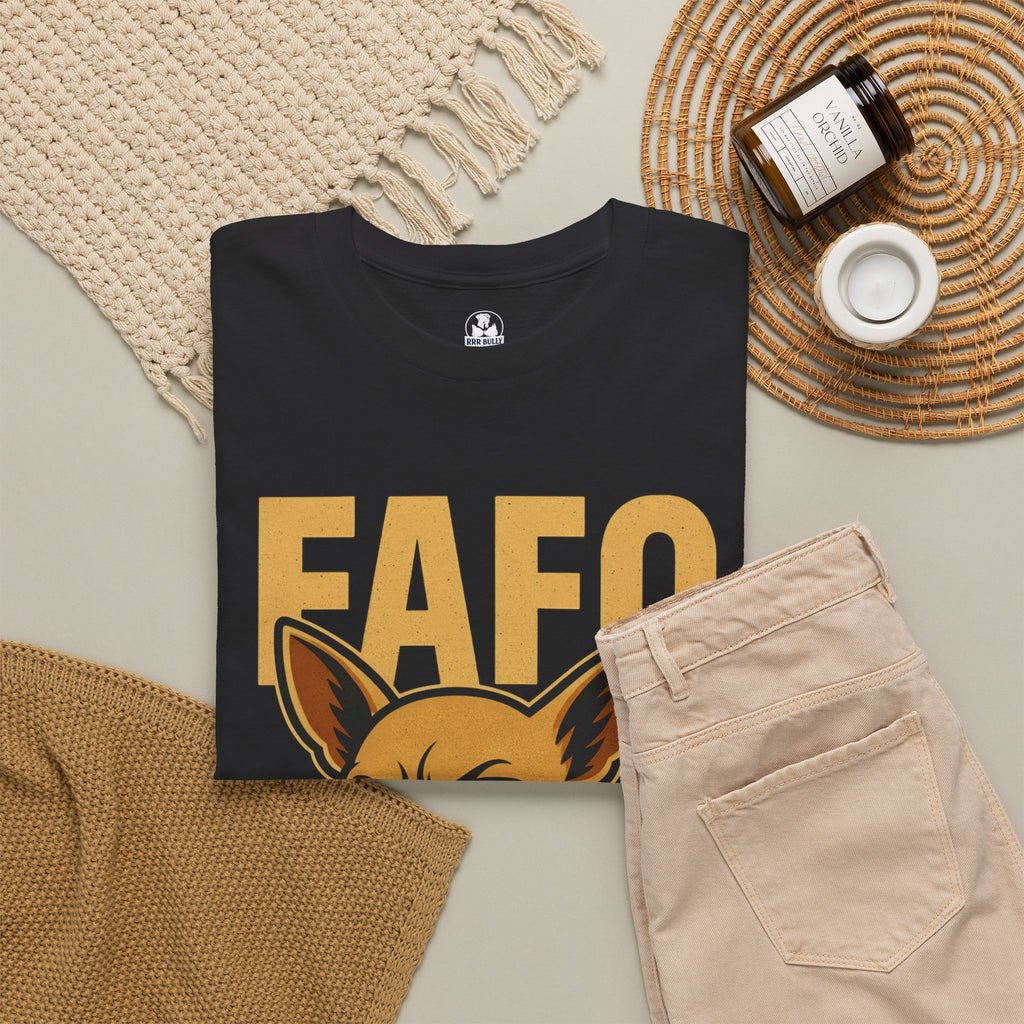 FAFO Chihuahua T-Shirt | Small Dog Big Attitude Graphic Tee | Funny Chihuahua Shirt | Urban Edge™