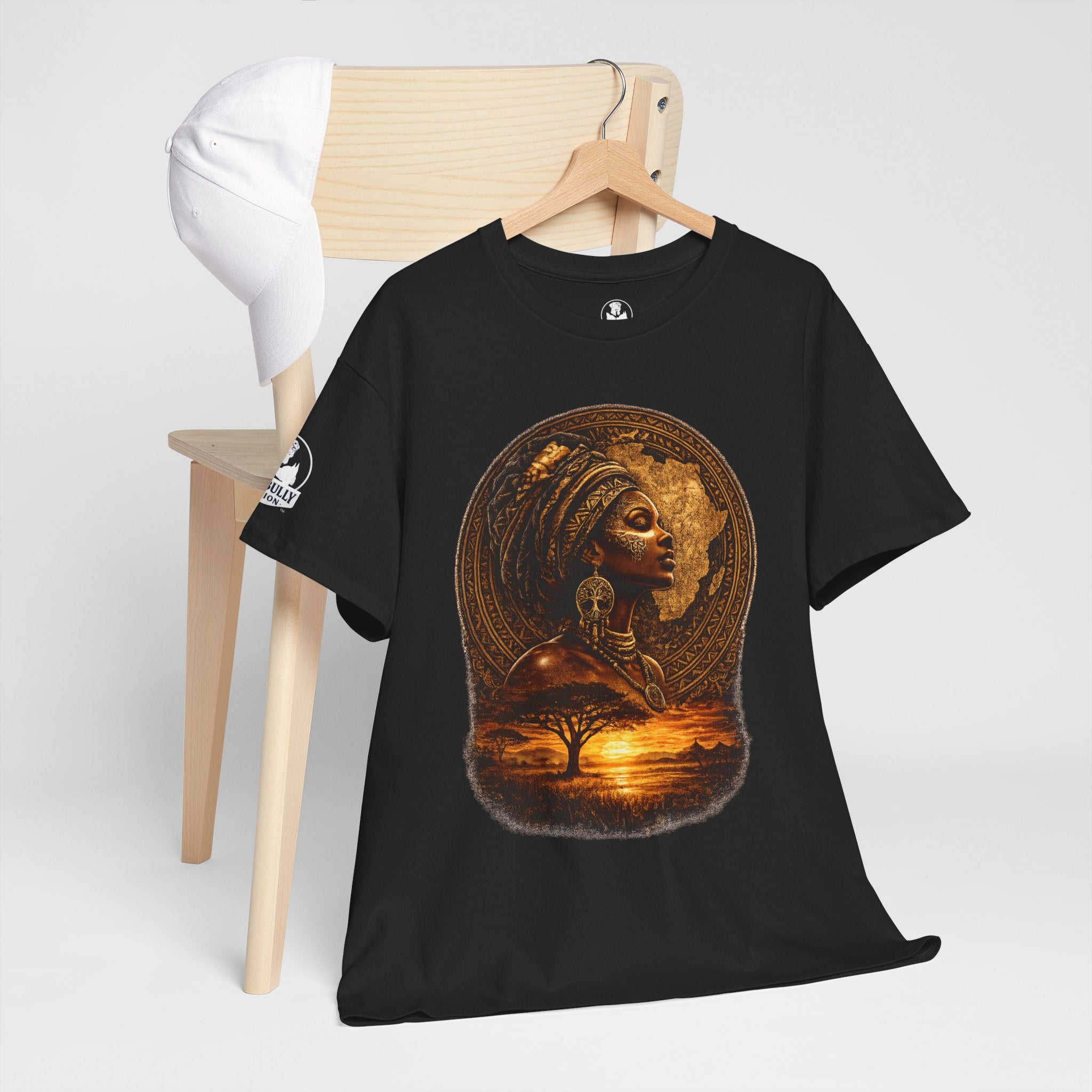 Eternal Essence™ African Heritage Graphic T-Shirt | Cultural Art Gift