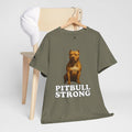 Pitbull Strong T-Shirt | Pit Bull Graphic Tee | Pit Bull Lover Gift | Strength & Loyalty Dog Shirt | Urban Edge™