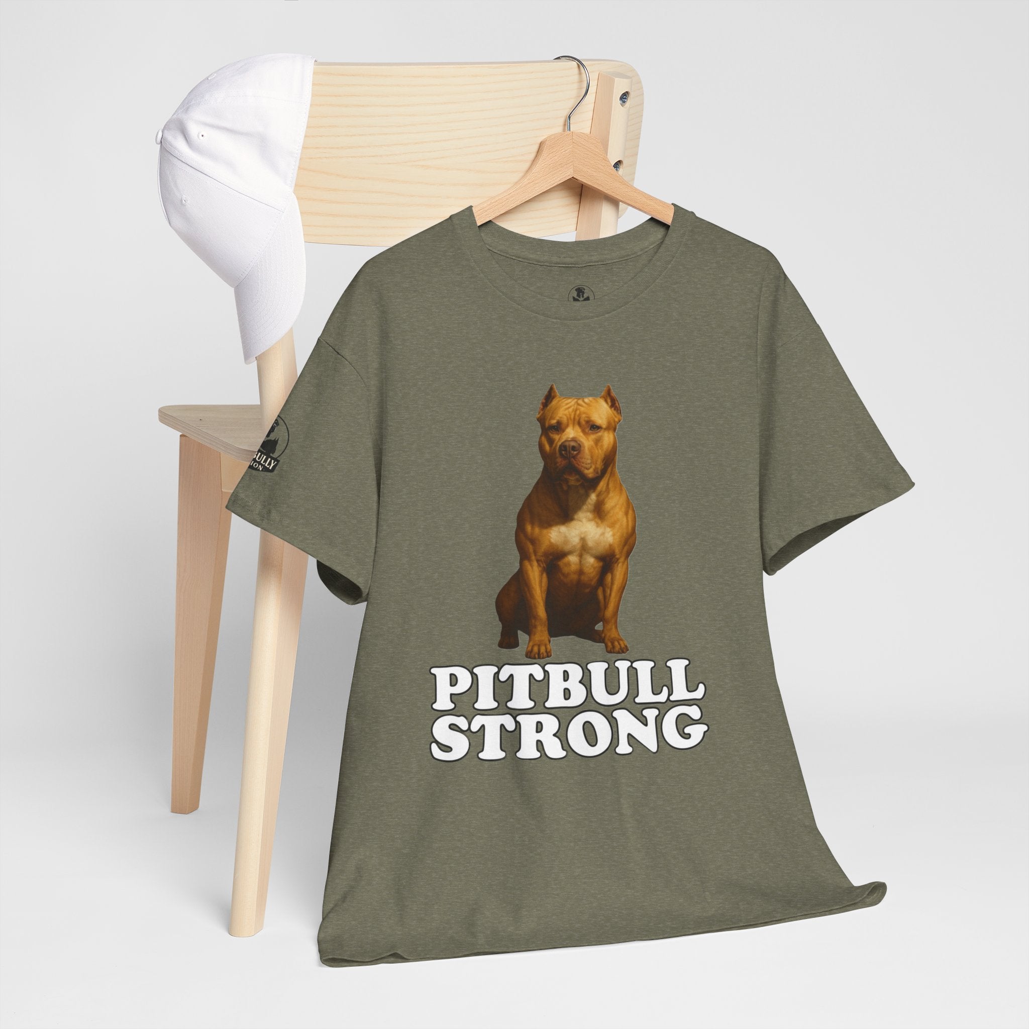 Pitbull Strong T-Shirt | Pit Bull Graphic Tee | Pit Bull Lover Gift | Strength & Loyalty Dog Shirt | Urban Edge™