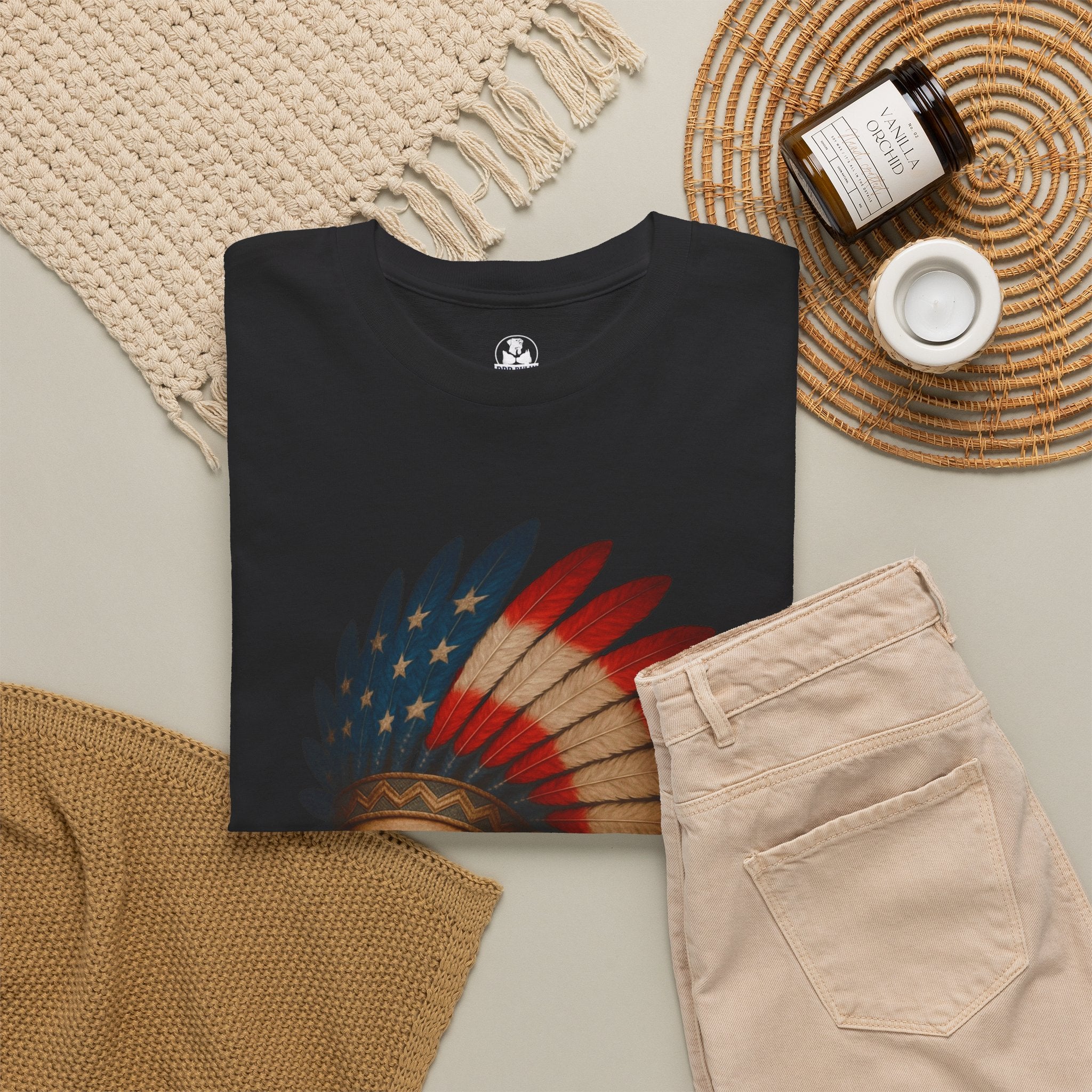 Native American Skull T-Shirt | Legacy™ | Indigenous Heritage Graphic Tee, Warrior Spirit Shirt, Urban Edge Unisex Crew Neck Cotton Tee