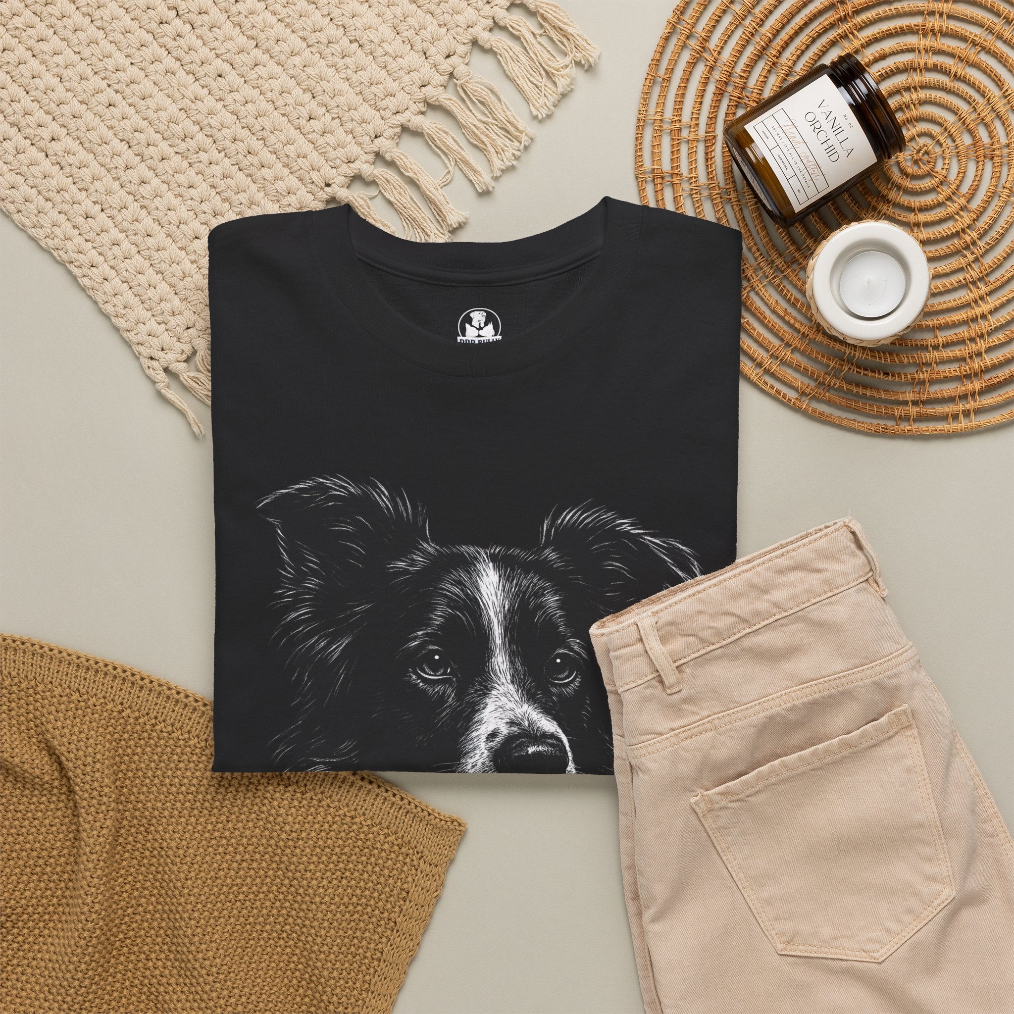 Border Collie T-Shirt | The Legends™ Border Collie Graphic Tee | Herding Dog Lover Gift | Intelligent Working Dog Unisex Tee