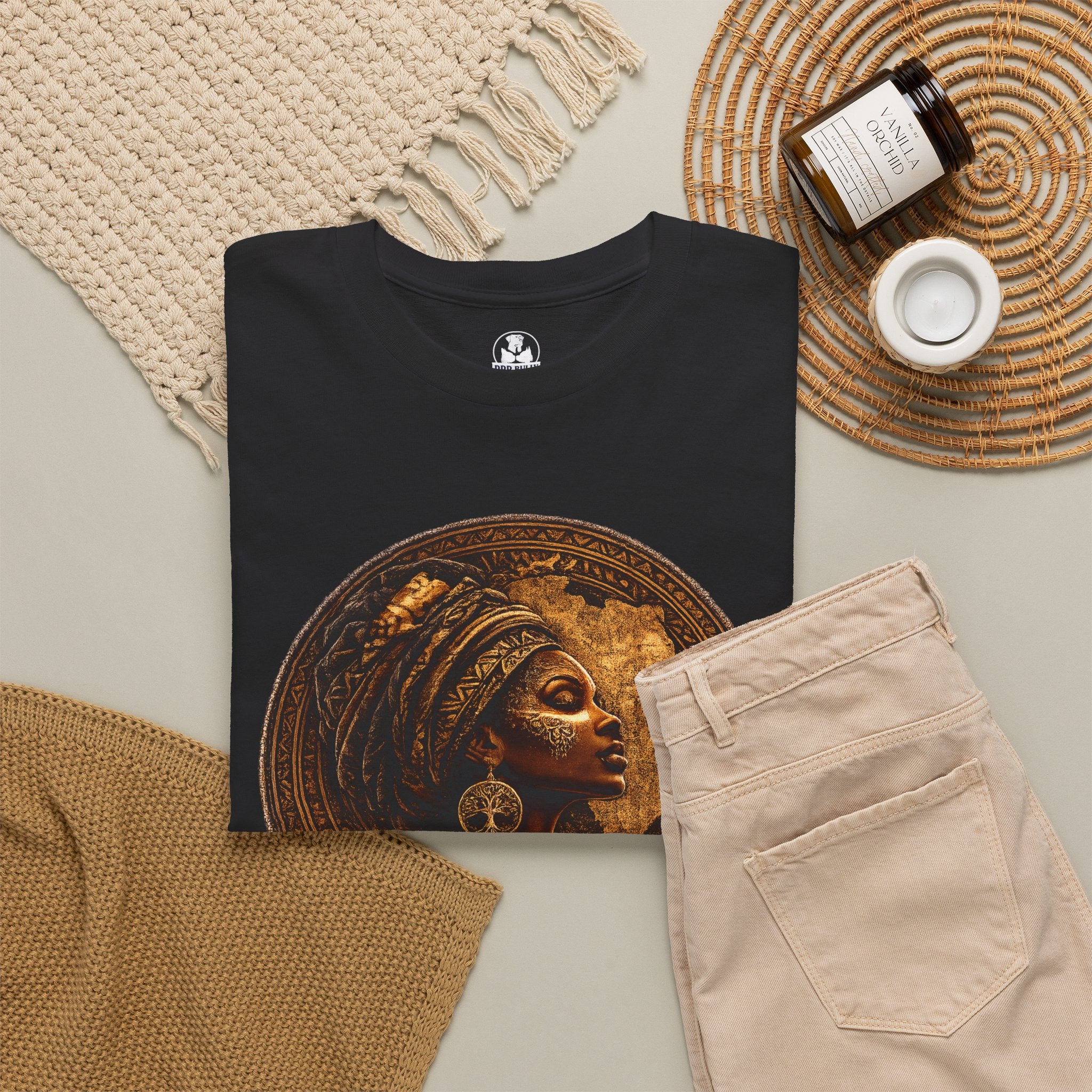 Eternal Essence™ African Heritage Graphic T-Shirt | Cultural Art Gift