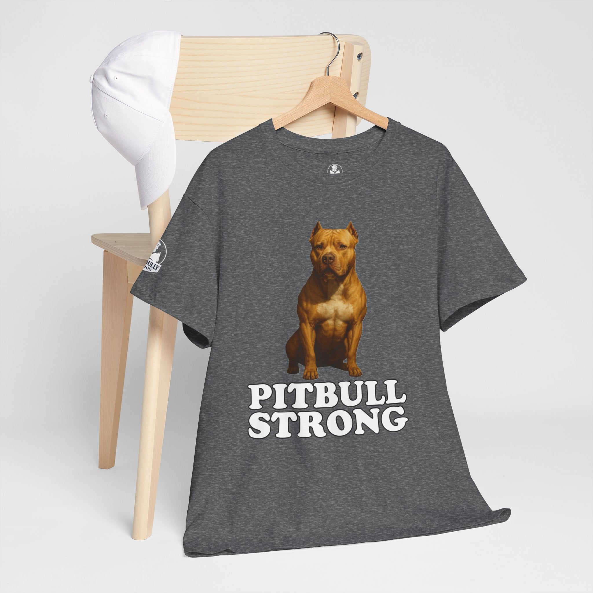 Pitbull Strong T-Shirt | Pit Bull Graphic Tee | Pit Bull Lover Gift | Strength & Loyalty Dog Shirt | Urban Edge™