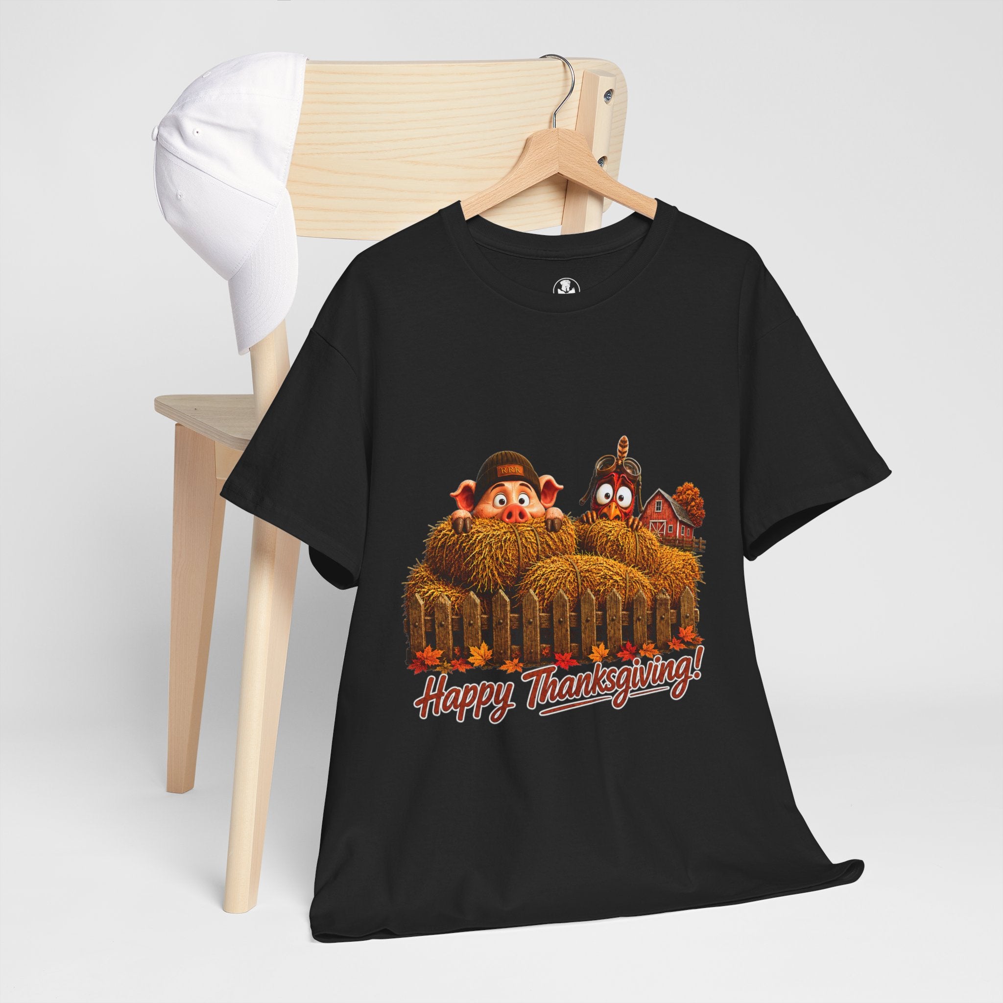 Pluck and Curly™ Thanksgiving Escape Limited Edition Unisex Graphic Tee