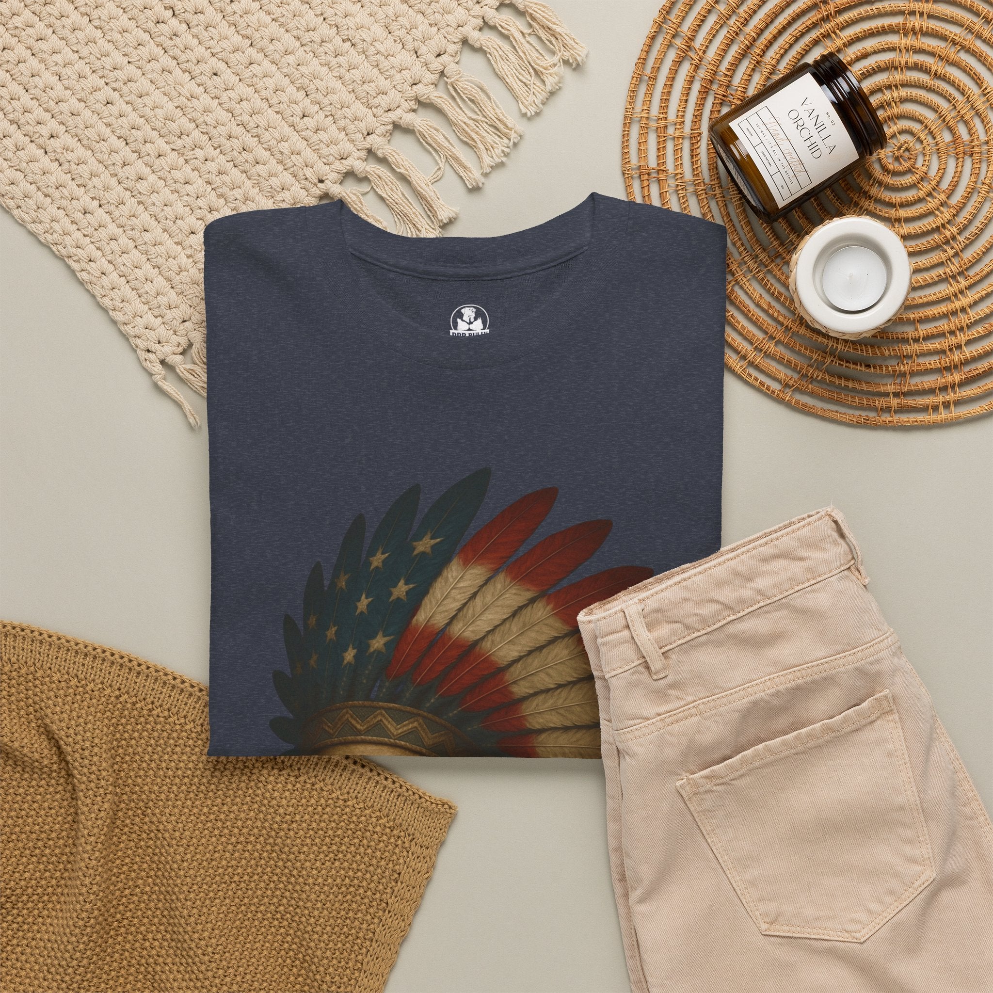 Native American Skull T-Shirt | Legacy™ | Indigenous Heritage Graphic Tee, Warrior Spirit Shirt, Urban Edge Unisex Crew Neck Cotton Tee