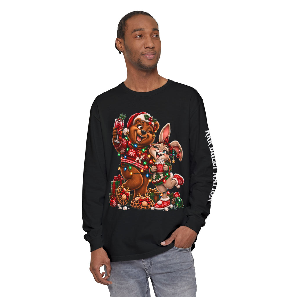 Hunni & Holli Christmas Long Sleeve Graphic T-Shirt