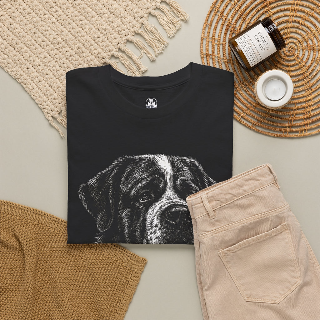 Saint Bernard Graphic T-Shirt | TrueBreed™ Companions™ Dog Lover Tee