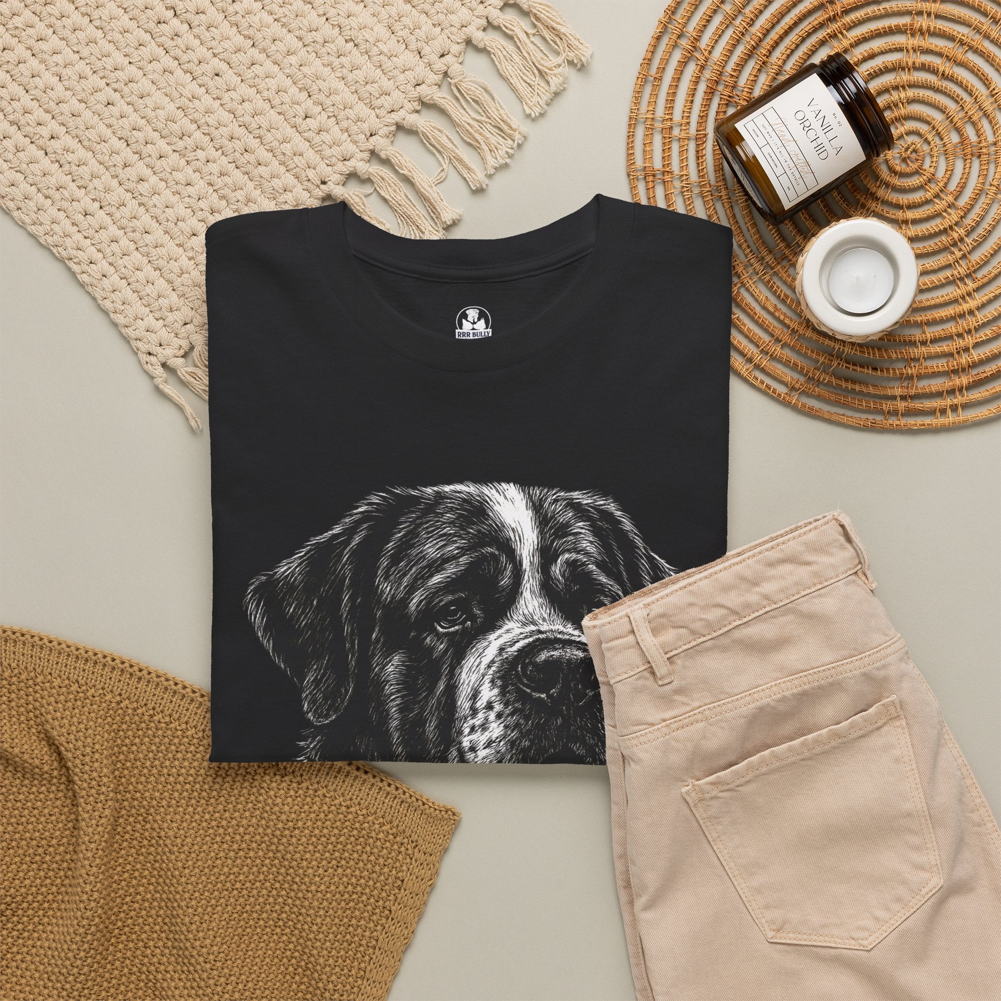 Saint Bernard Graphic T-Shirt | TrueBreed™ Companions™ Dog Lover Tee