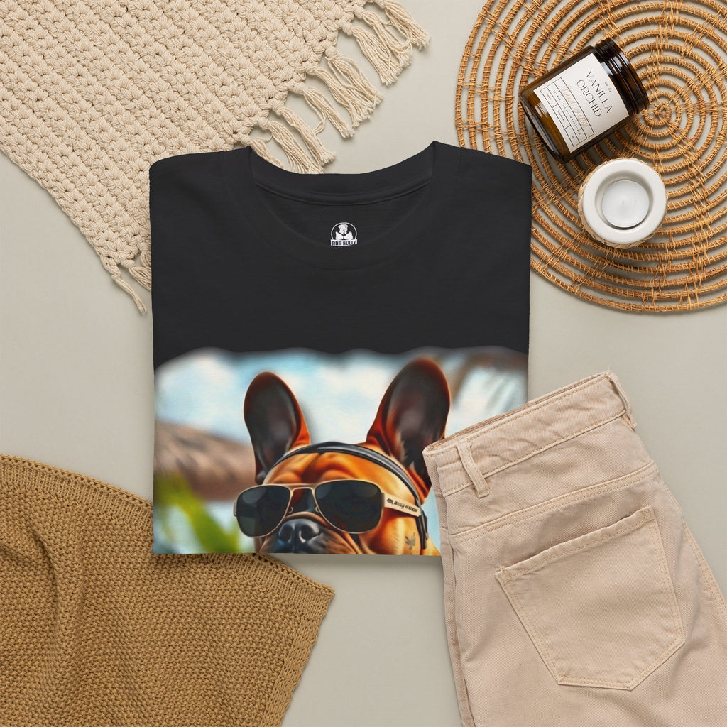 Ruff Life French Bulldog Shirt, Frenchie Dog Lover Tee, Funny French Bulldog Gift, Beer Lover Dog Shirt, Frenchie Owner Gift, Unisex Cotton Tee