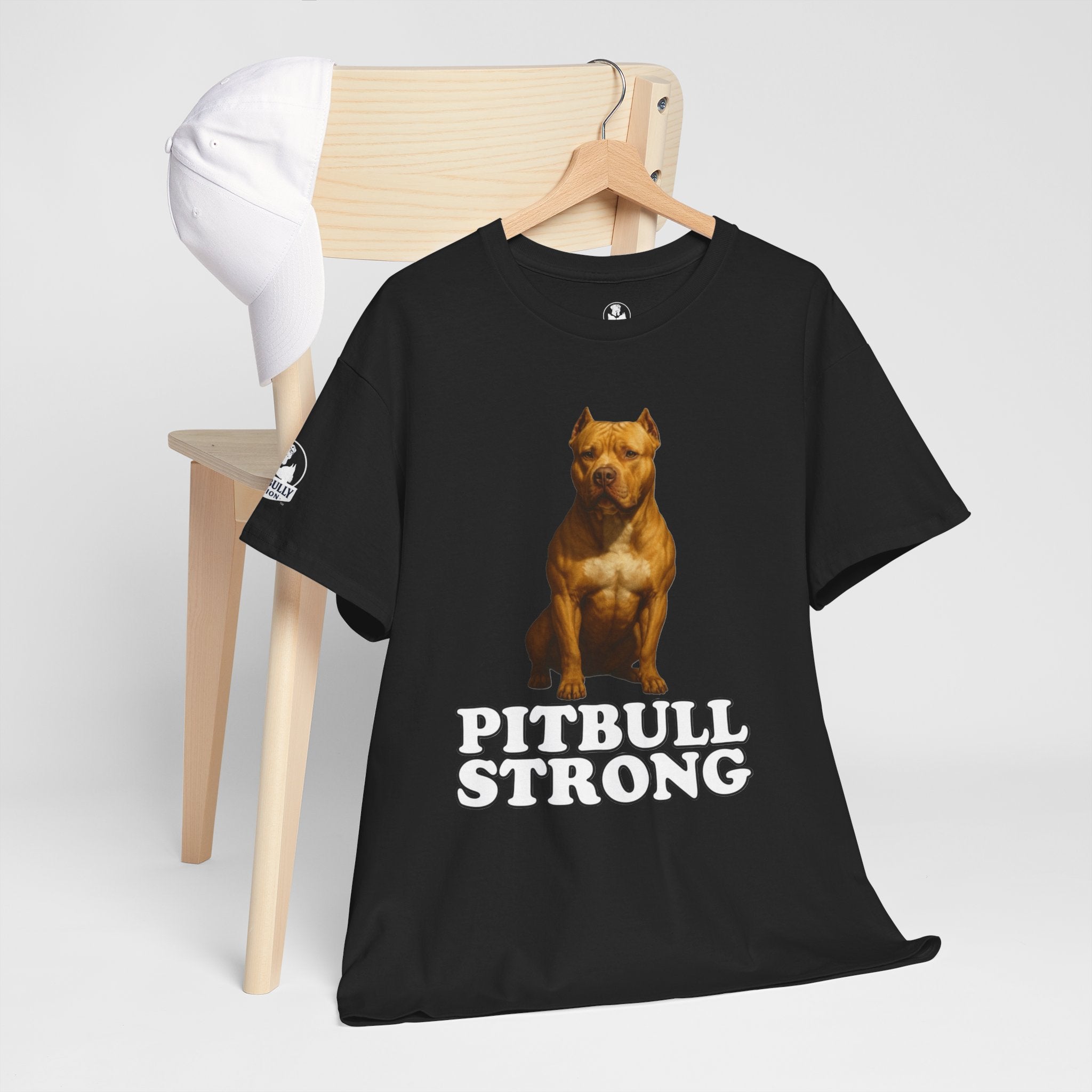 Pitbull Strong T-Shirt | Pit Bull Graphic Tee | Pit Bull Lover Gift | Strength & Loyalty Dog Shirt | Urban Edge™