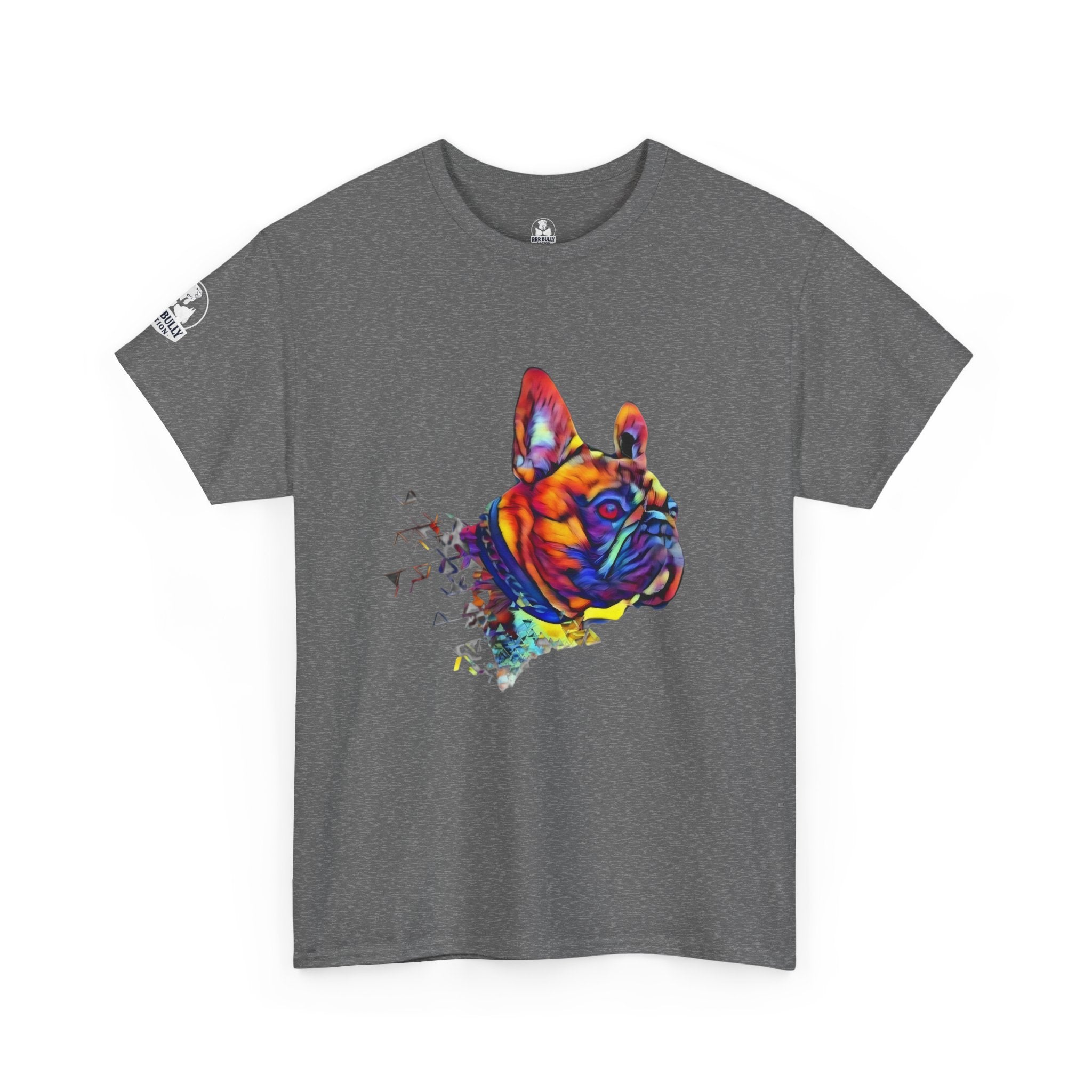 French Bulldog Unisex T-Shirt | Colorful Frenchie Graphic Tee | French Bulldog Lover Gift | Frenchie Owner Apparel | Spectrum™ | WhimsyWear™