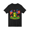 Coqui Frog Shirt, Puerto Rican Pride Tee, Boricua Gift, Puerto Rico USA Flag Shirt, Coqui Frog Graphic Tee, Cultural Heritage T-Shirt, Unisex Cotton Tee n Tee
