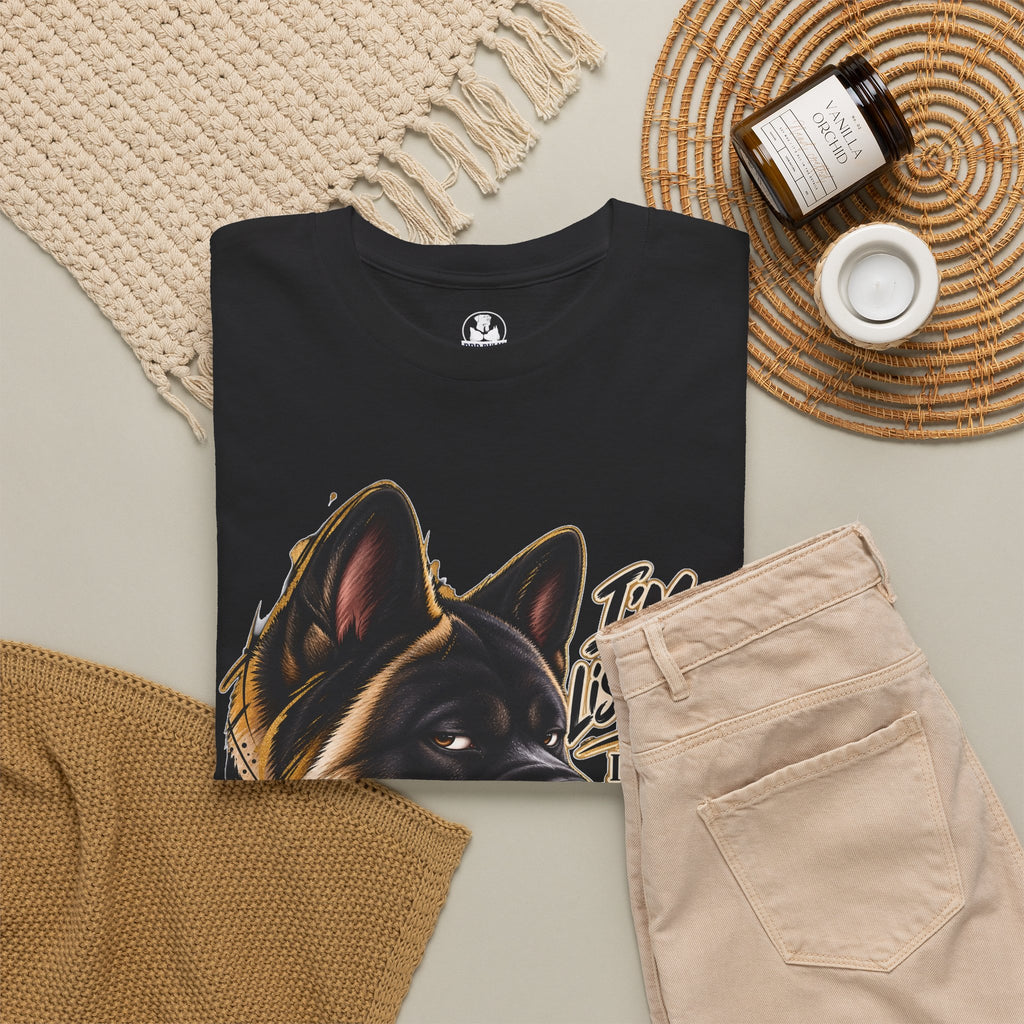 Akita I’m Listening I Just Don’t Care Urban Edge Graphic T Shirt