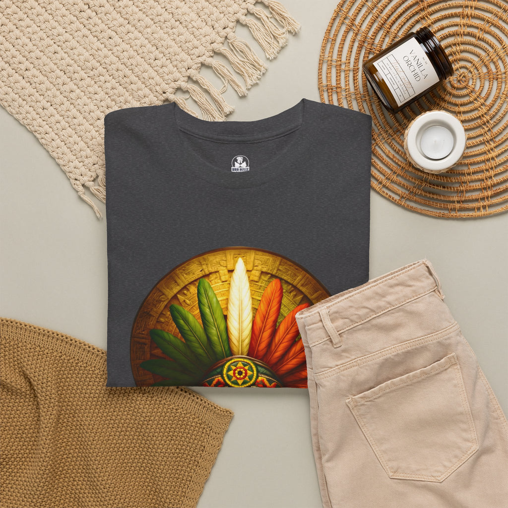 Eternal Empire T-Shirt | Aztec Warrior Skull Graphic Tee | Mexican Heritage Streetwear Shirt | Indigenous Inspired Graphic Apparel | Urban Edge™