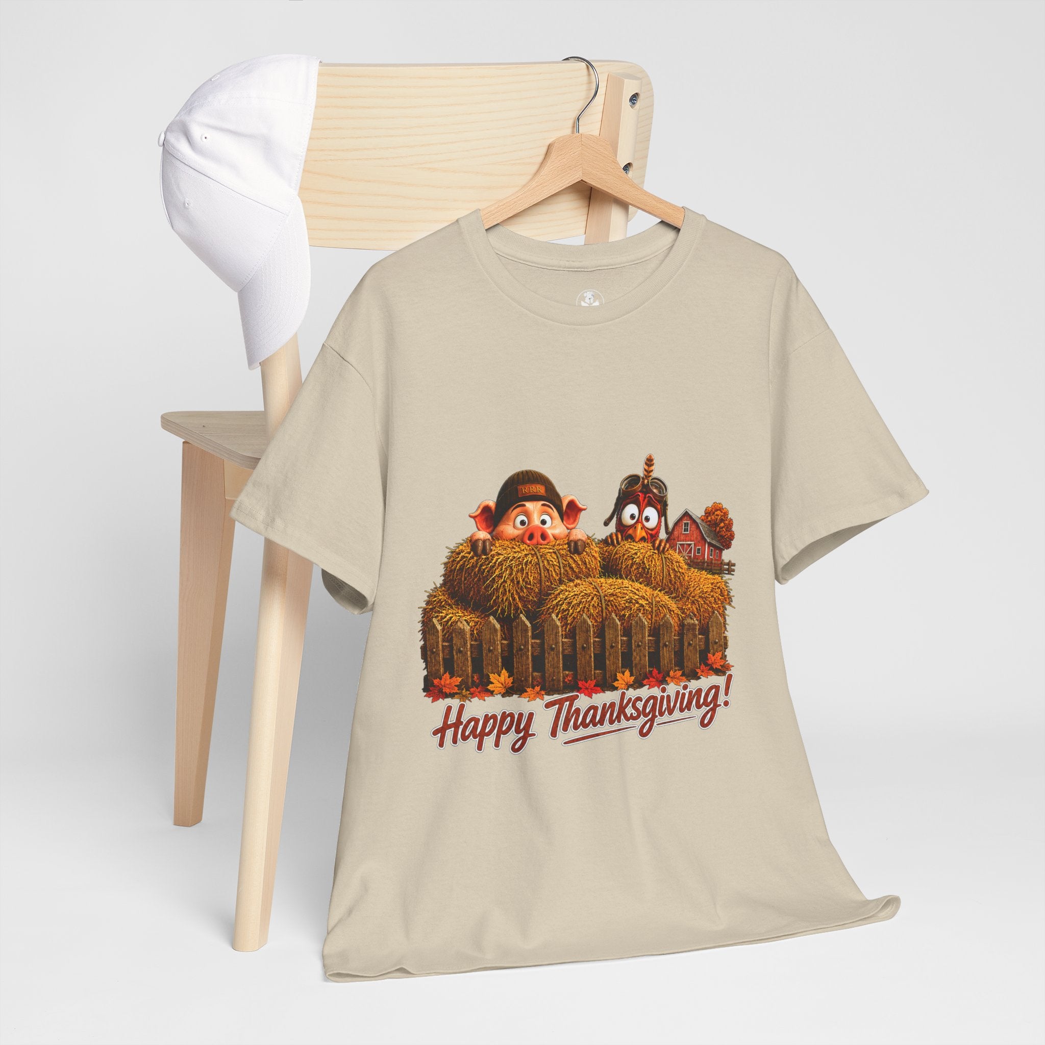 Pluck and Curly™ Thanksgiving Escape Limited Edition Unisex Graphic Tee