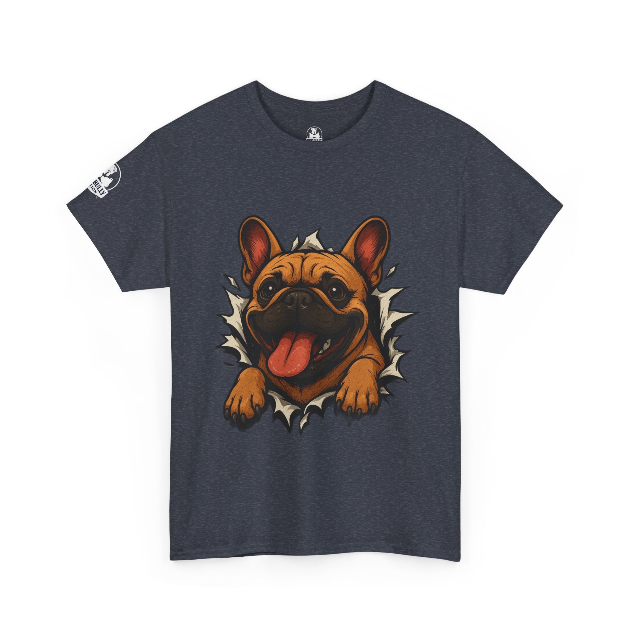 French Bulldog Unisex T-Shirt | Frenchie Graphic Tee | French Bulldog Lover Gift | Inspirational Dog Art Shirt | Breaking Through™ | WhimsyWear™