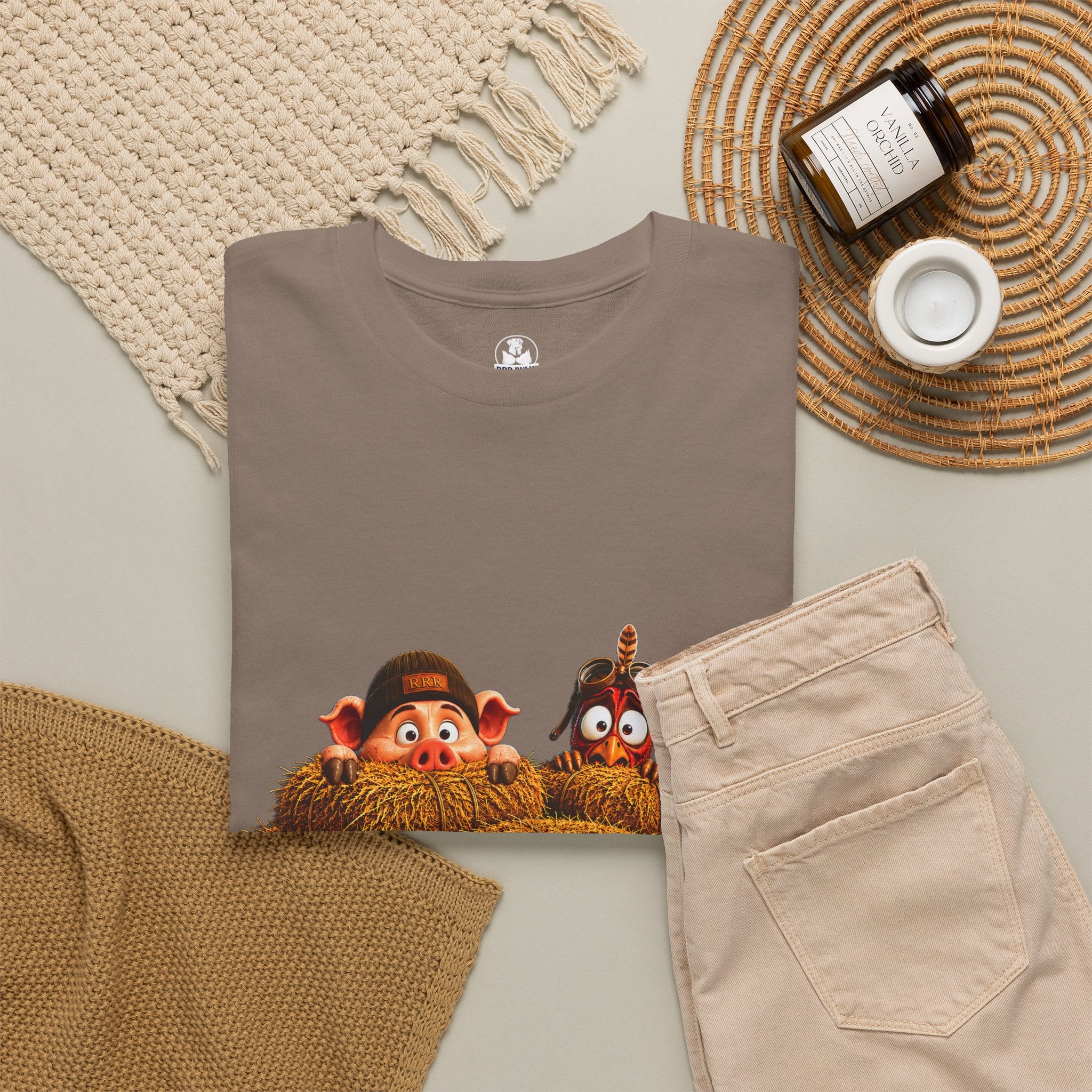 Pluck and Curly™ Thanksgiving Escape Limited Edition Unisex Graphic Tee