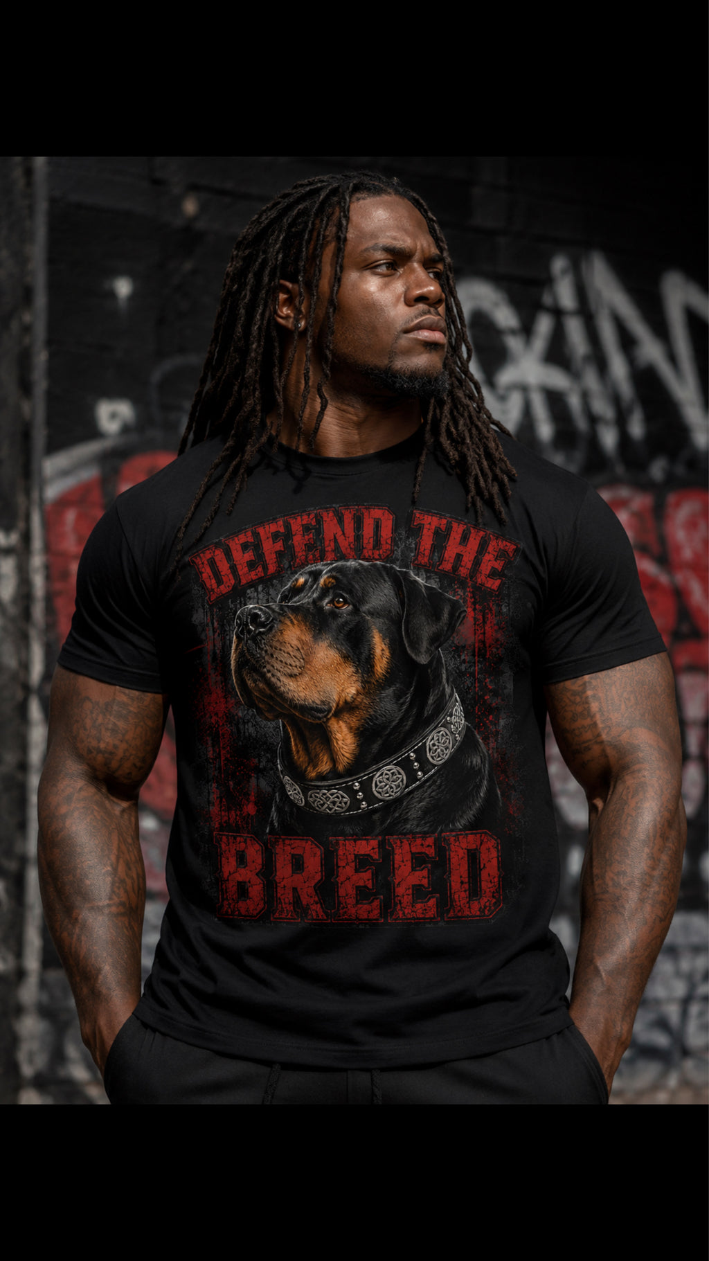 Defend The Breed Rottweiler Shirt, Breed Advocacy Tee, Rottweiler Dog Lover T-Shirt, Guardian Breed Apparel, Rottweiler Owner Gift, Urban Edge Tee
