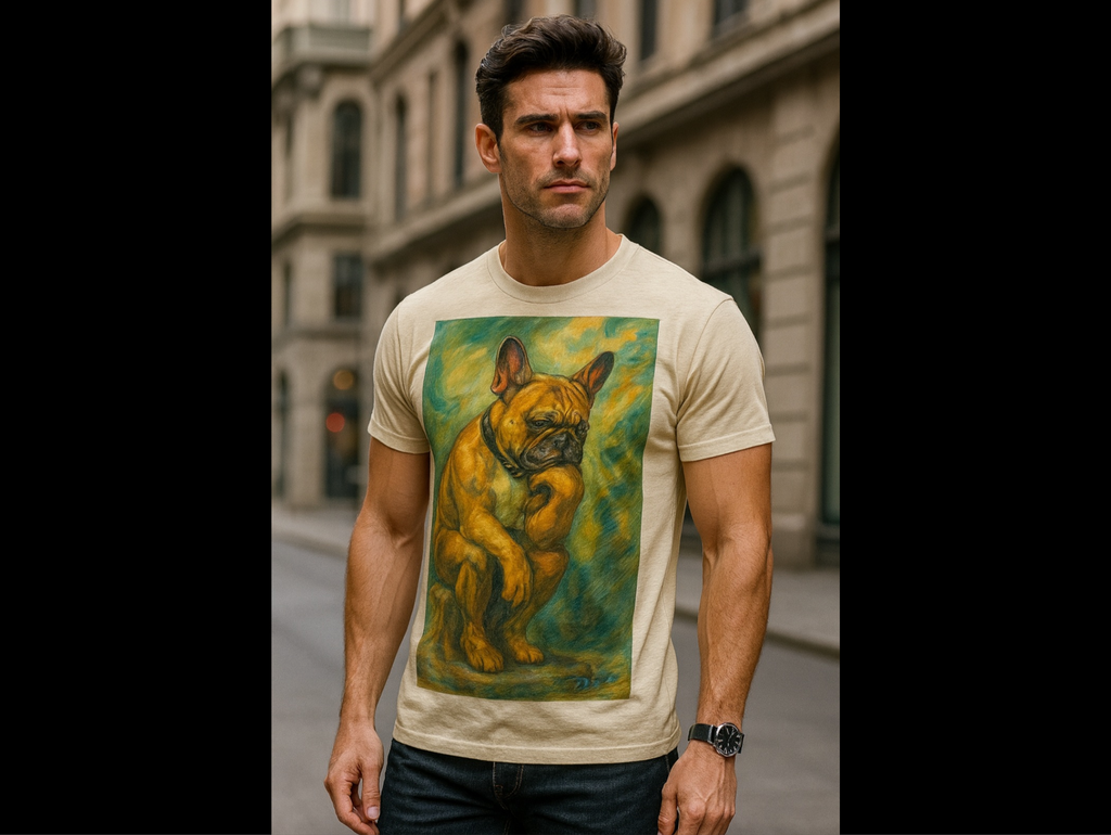 French Bulldog Deep Thoughts Shirt, Frenchie Gift, French Bulldog Dog Lover Tee