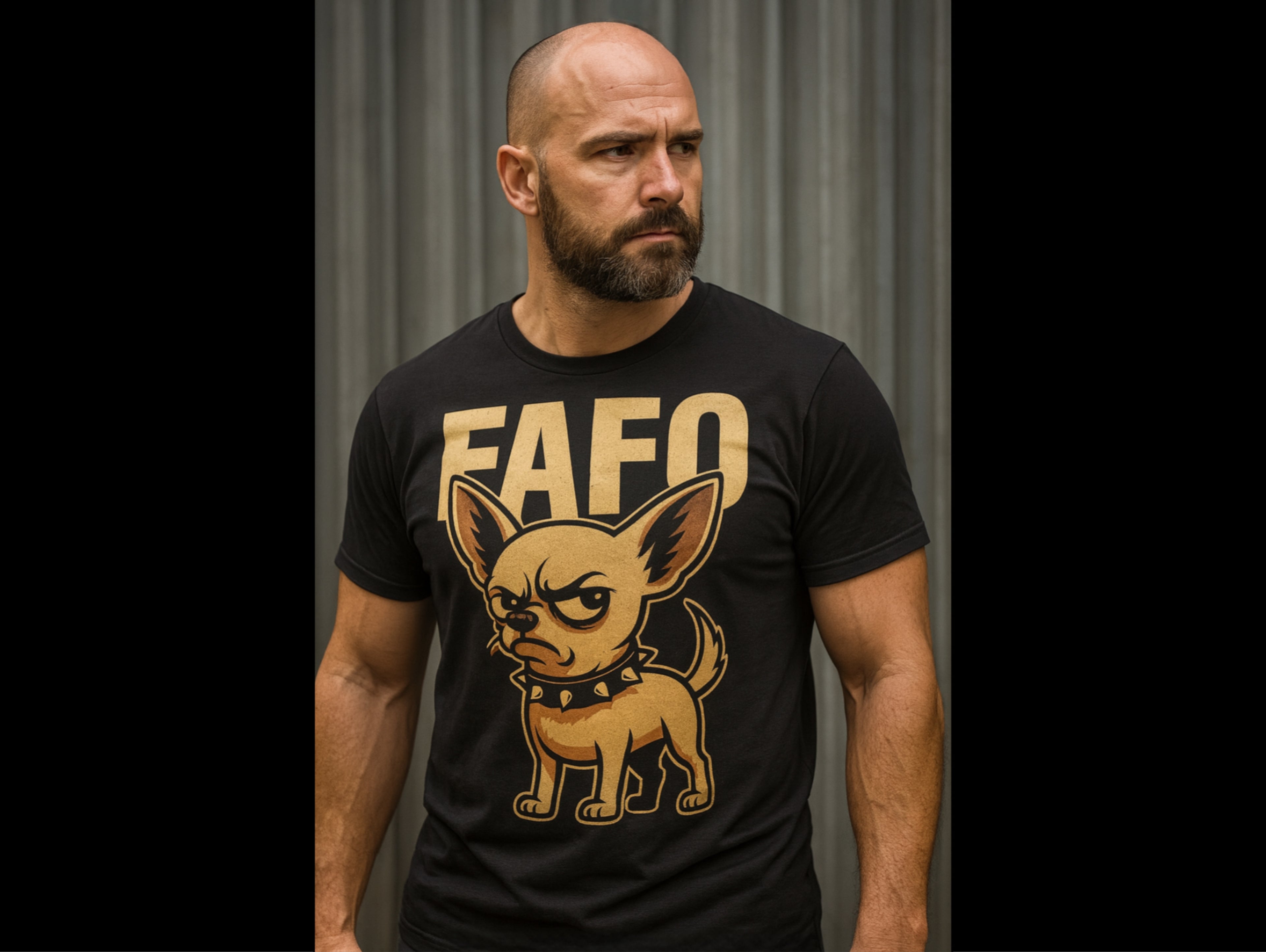 FAFO Chihuahua T-Shirt | Small Dog Big Attitude Graphic Tee | Funny Chihuahua Shirt | Urban Edge™