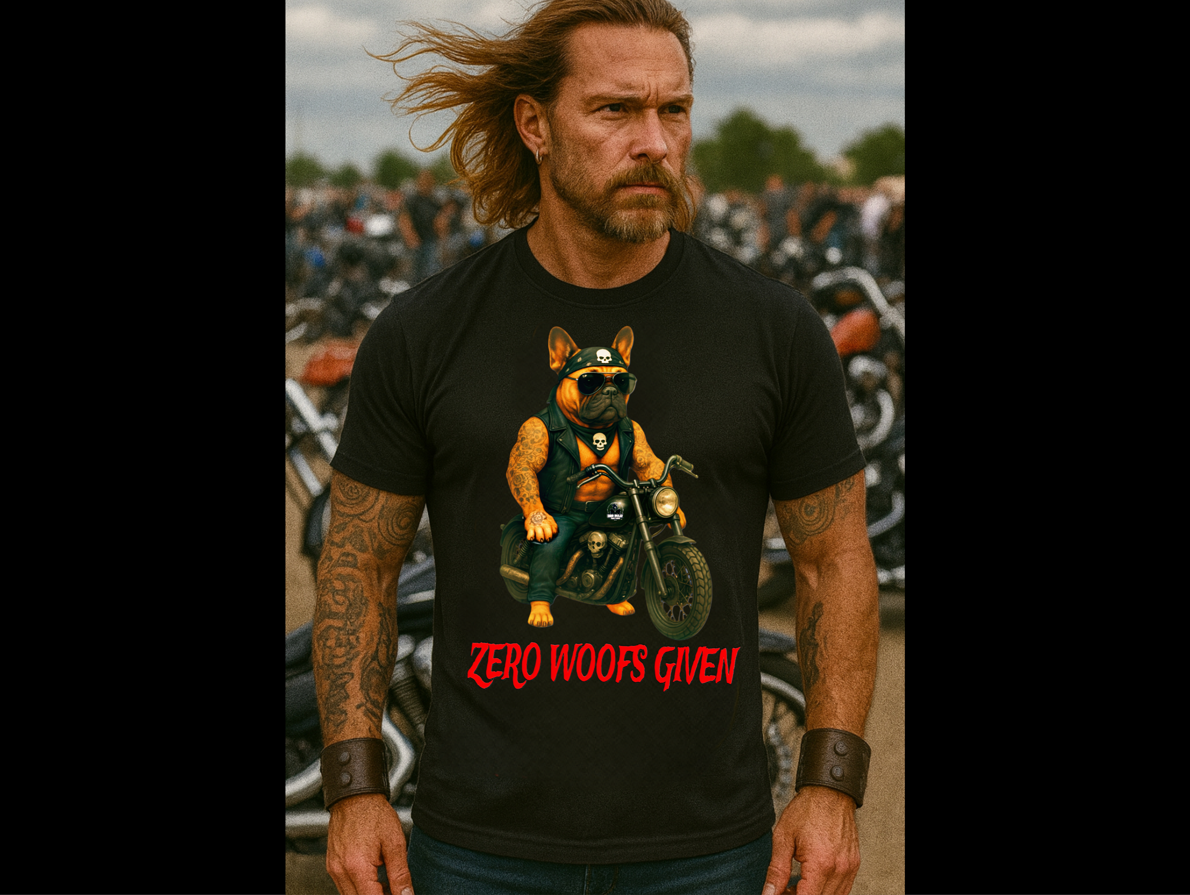 Cool Rider French Bulldog Shirt, Biker Frenchie Tee, Funny French Bulldog Gift, Motorcycle Dog Lover Shirt, Frenchie Owner Gift, Unisex Cotton Tee