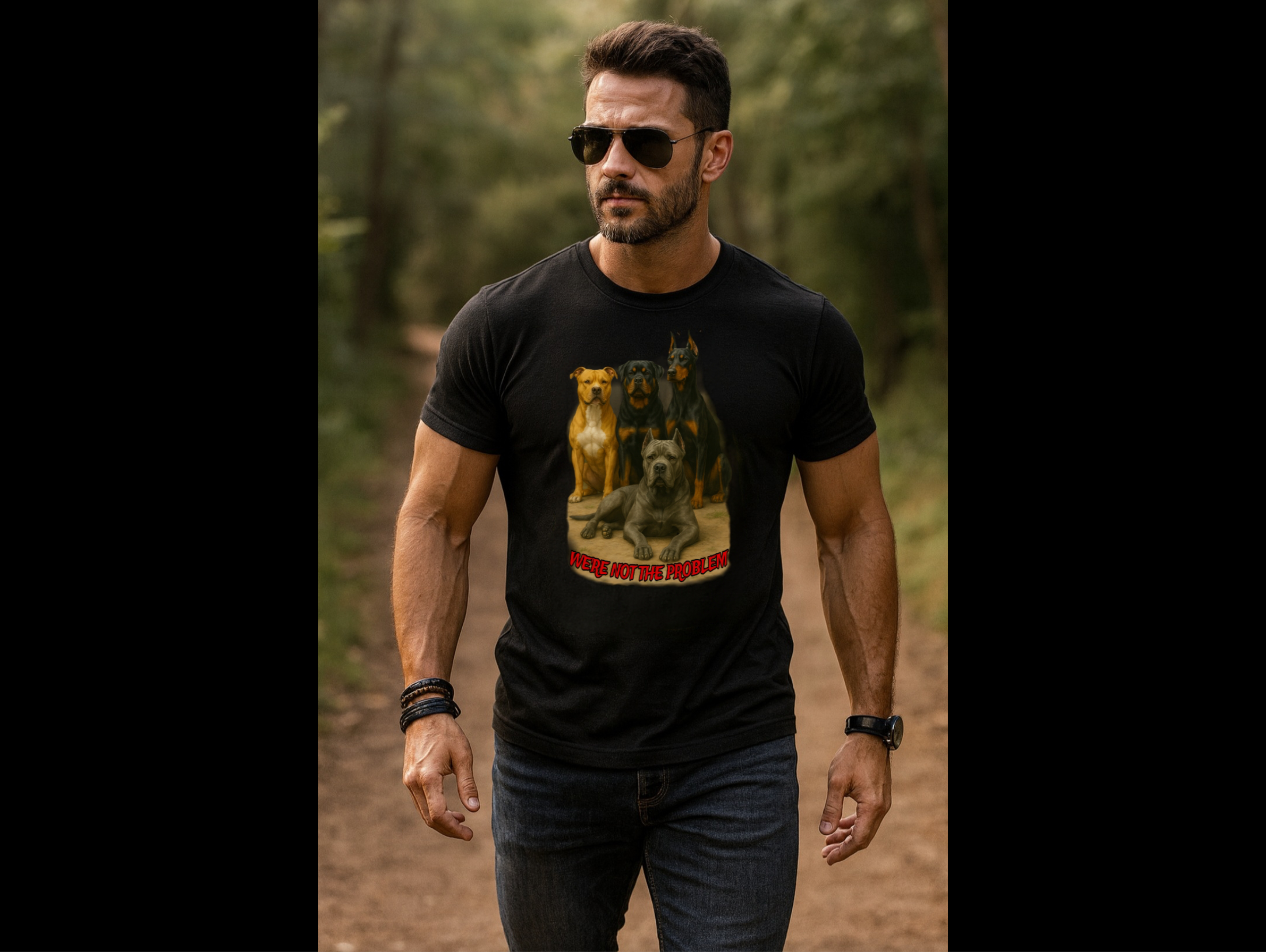 Urban Edge™ Iron Loyalty T-Shirt – Breed Advocacy Dog Lover Graphic Tee | Pit Bull, Rottweiler, Cane Corso & Doberman Shirt | Guardian Breed Awareness Apparel