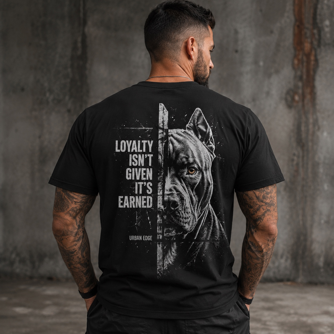 Forged by Loyalty, Pit Bull Dog Lover Graphic T-Shirt
