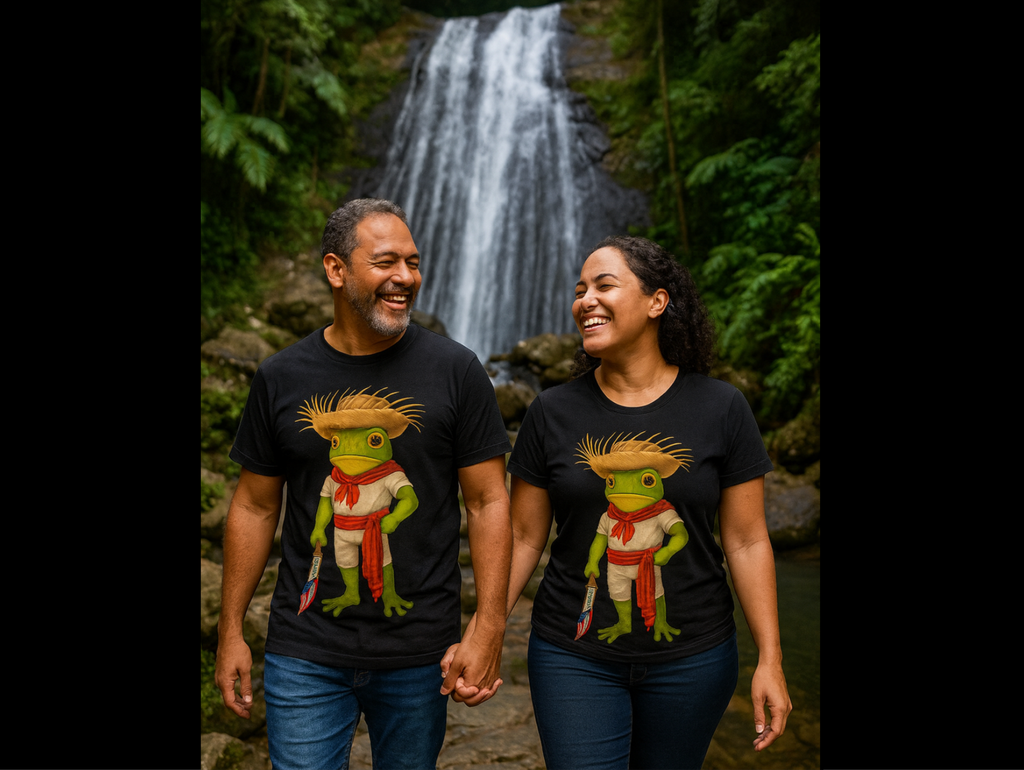 Coqui Jibaro Shirt, Puerto Rican Pride Tee, Boricua Heritage T-Shirt, Puerto Rico Cultural Shirt, Coqui Frog Graphic Tee, Unisex Cotton Tee