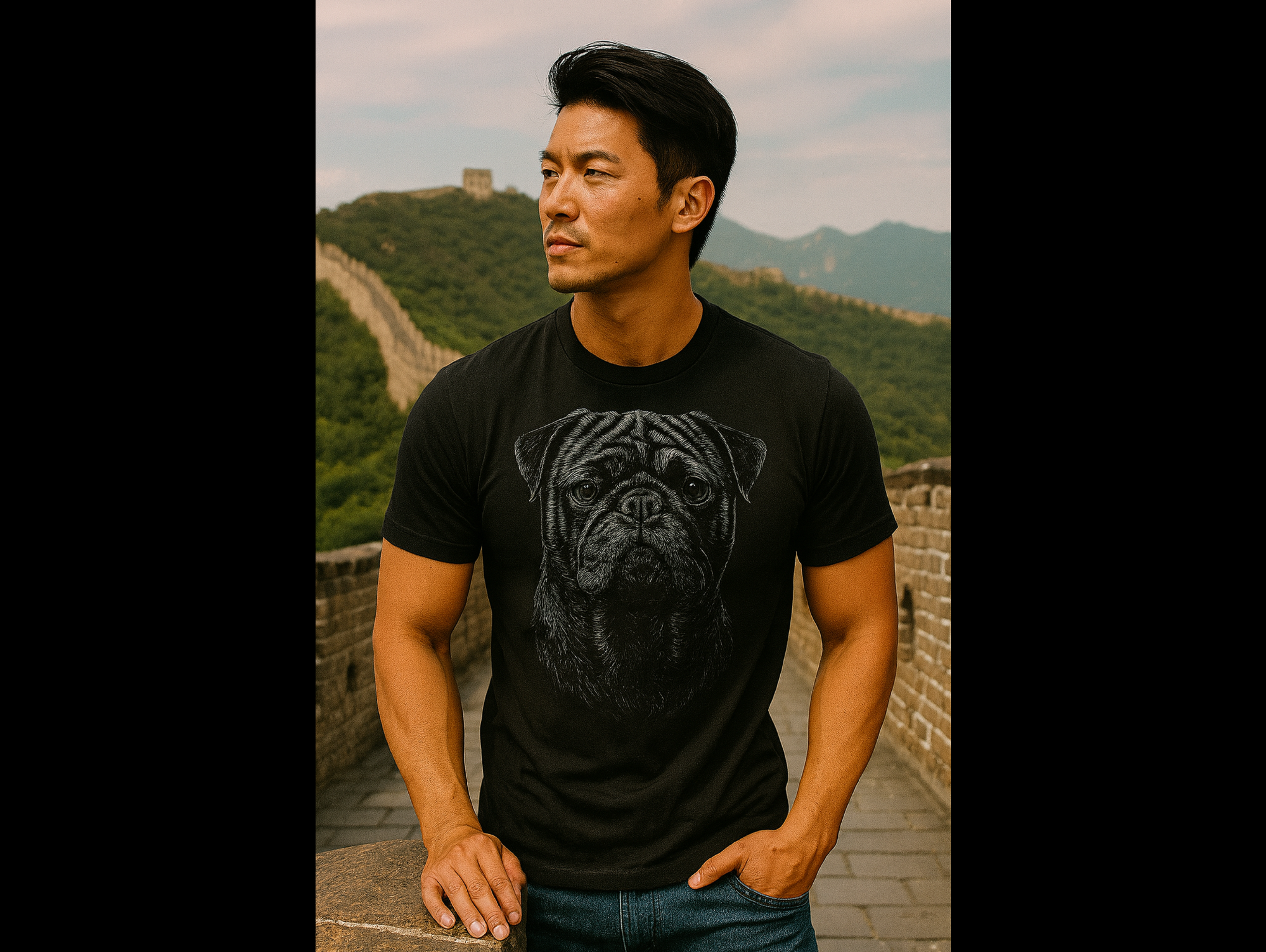 Pug T-Shirt | Pug Graphic Tee | Pug Lover Gift | Pug Owner Apparel | Dog Lover Shirt | TrueBreed™ The Icons™