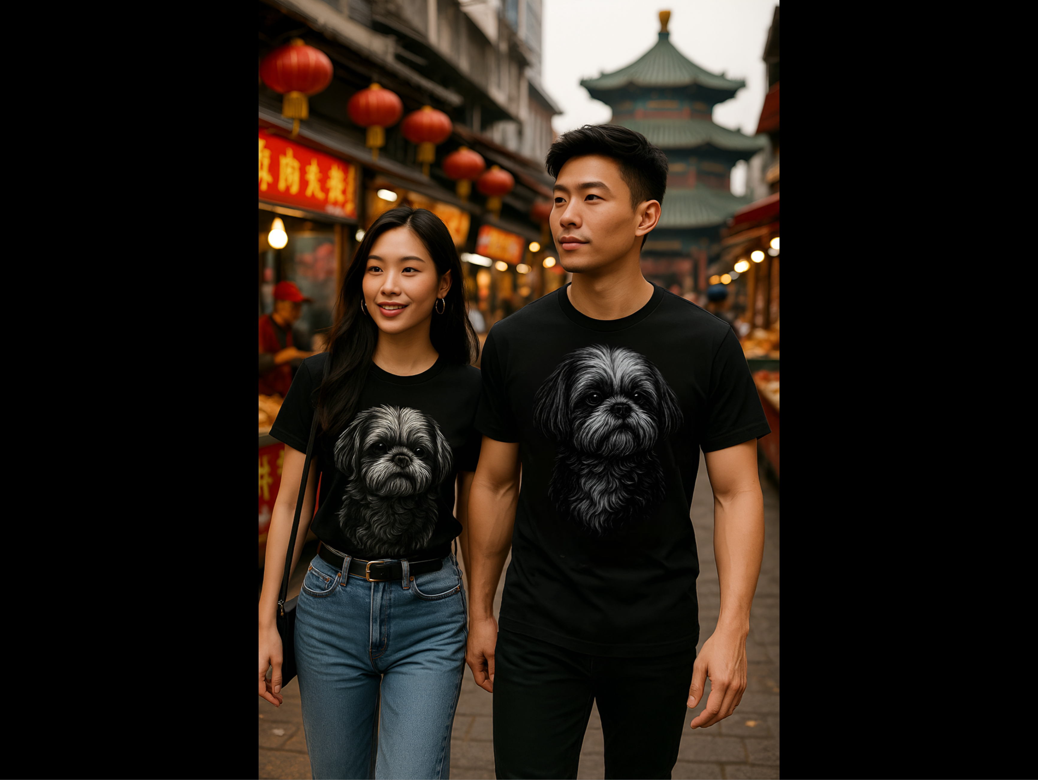 Shih Tzu T-Shirt | Shih Tzu Dog Lover Gift | Shih Tzu Mom Graphic Tee | Companion Dog Owner Shirt