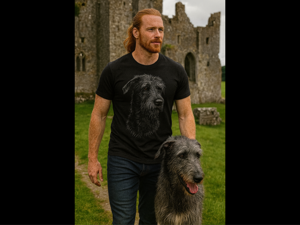Irish Wolfhound T-Shirt | The Legends™ Irish Wolfhound Graphic Tee | Giant Breed Dog Lover Gift | Noble Hound Shirt