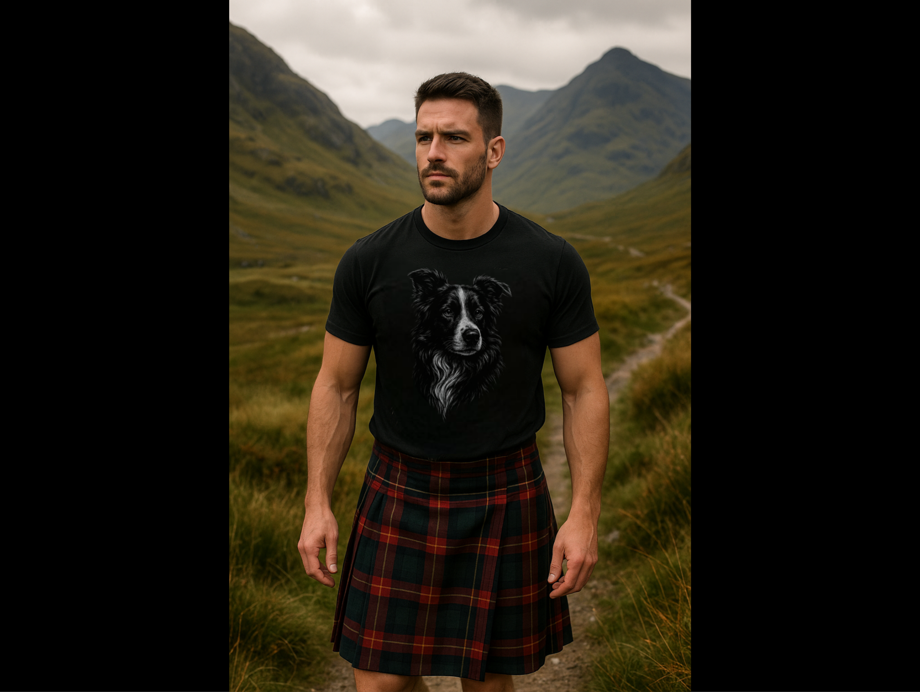 Border Collie T-Shirt | The Legends™ Border Collie Graphic Tee | Herding Dog Lover Gift | Intelligent Working Dog Unisex Tee
