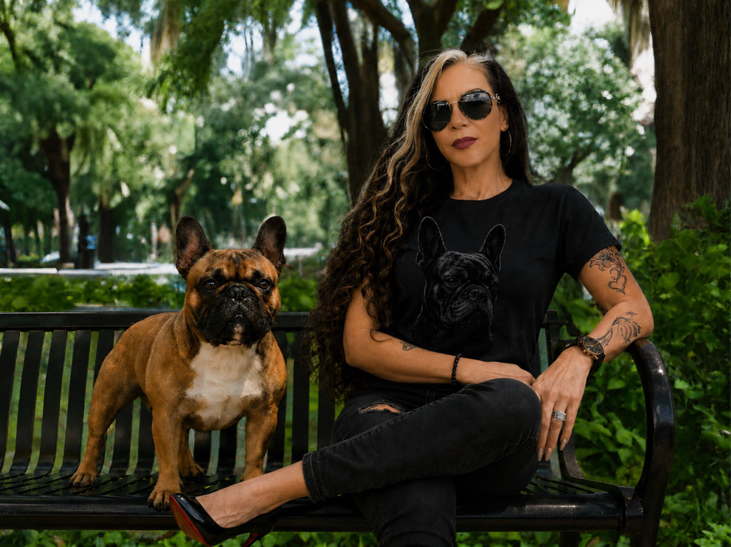 French Bulldog T-Shirt | Frenchie Graphic Tee | French Bulldog Lover Gift | French Bulldog Apparel | PureBreed™ The Icons™
