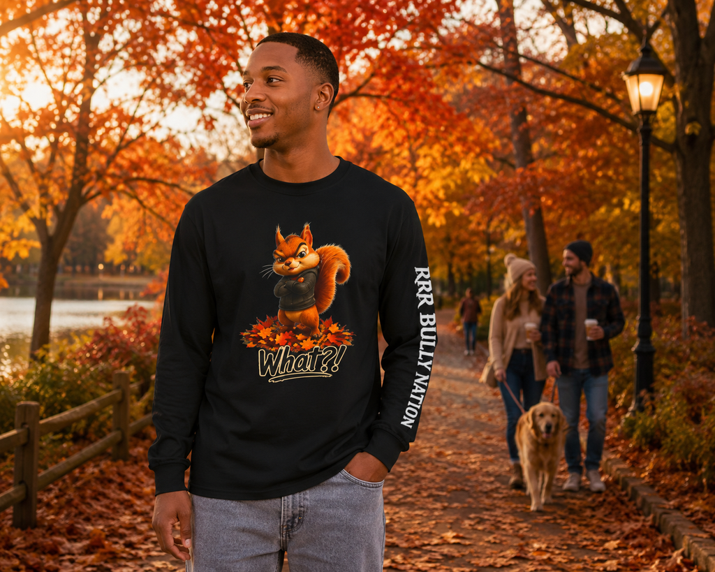 Huxx™ What?! Fall Long Sleeve Graphic Tee