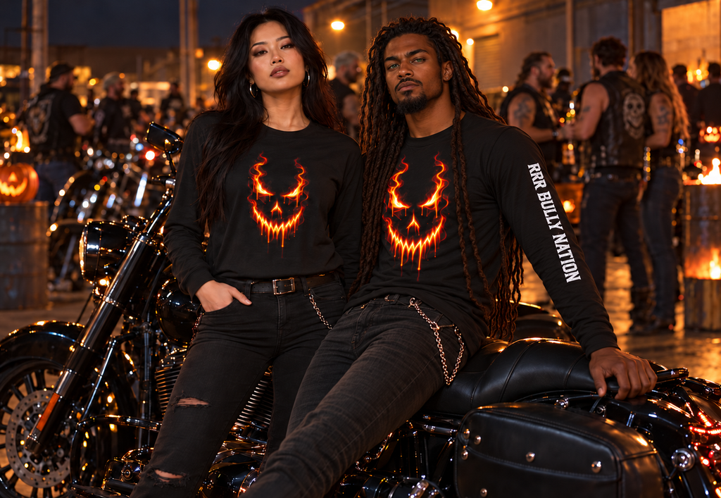 Midnight Ember Long Sleeve Graphic T-Shirt