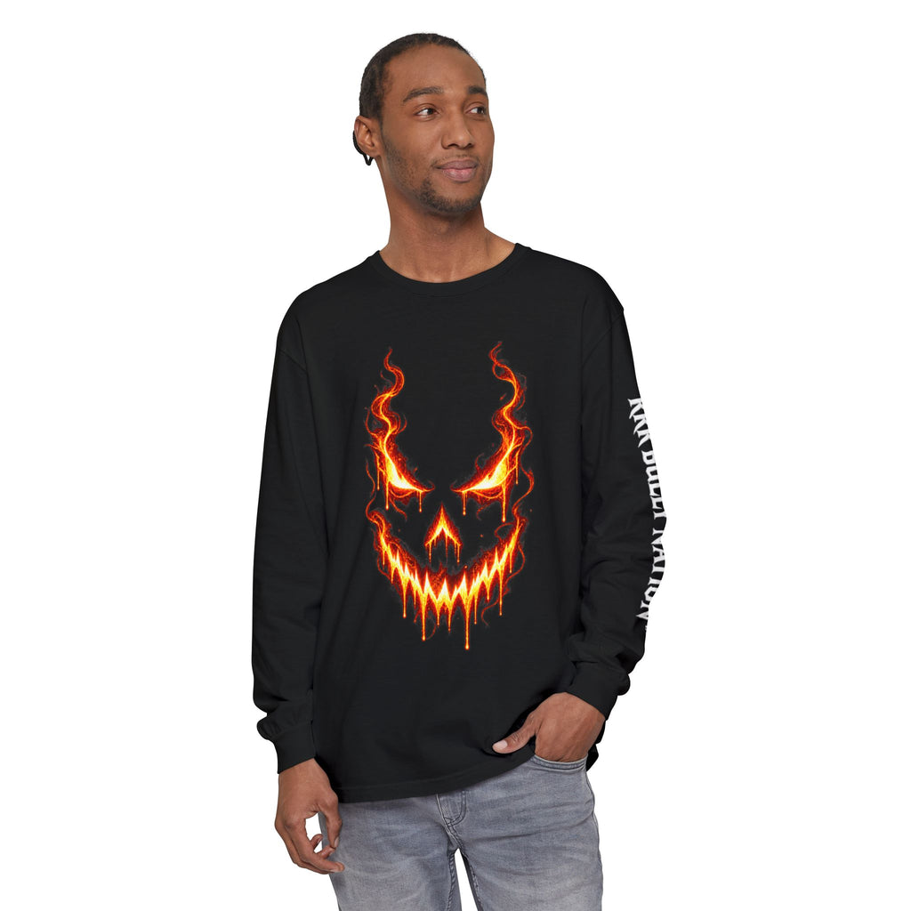 Midnight Ember Long Sleeve Graphic T-Shirt