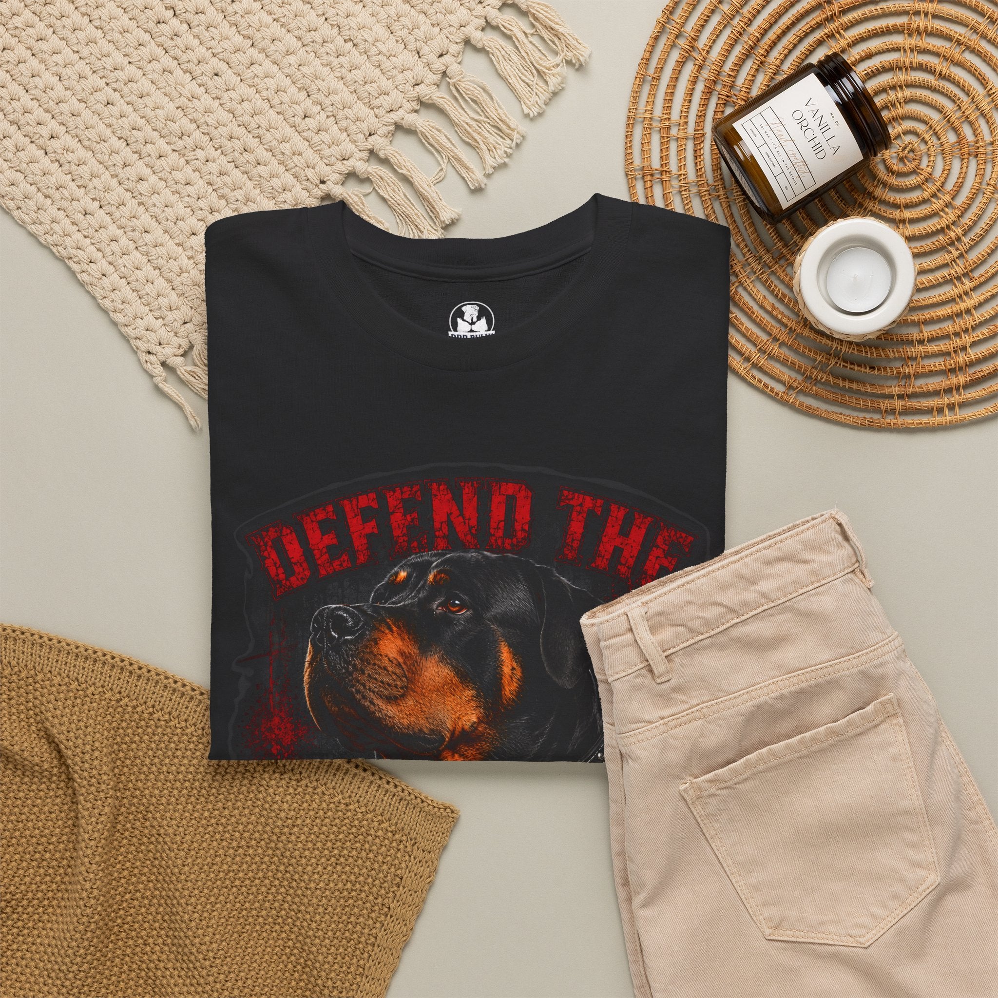 Defend The Breed Rottweiler Shirt, Breed Advocacy Tee, Rottweiler Dog Lover T-Shirt, Guardian Breed Apparel, Rottweiler Owner Gift, Urban Edge Tee