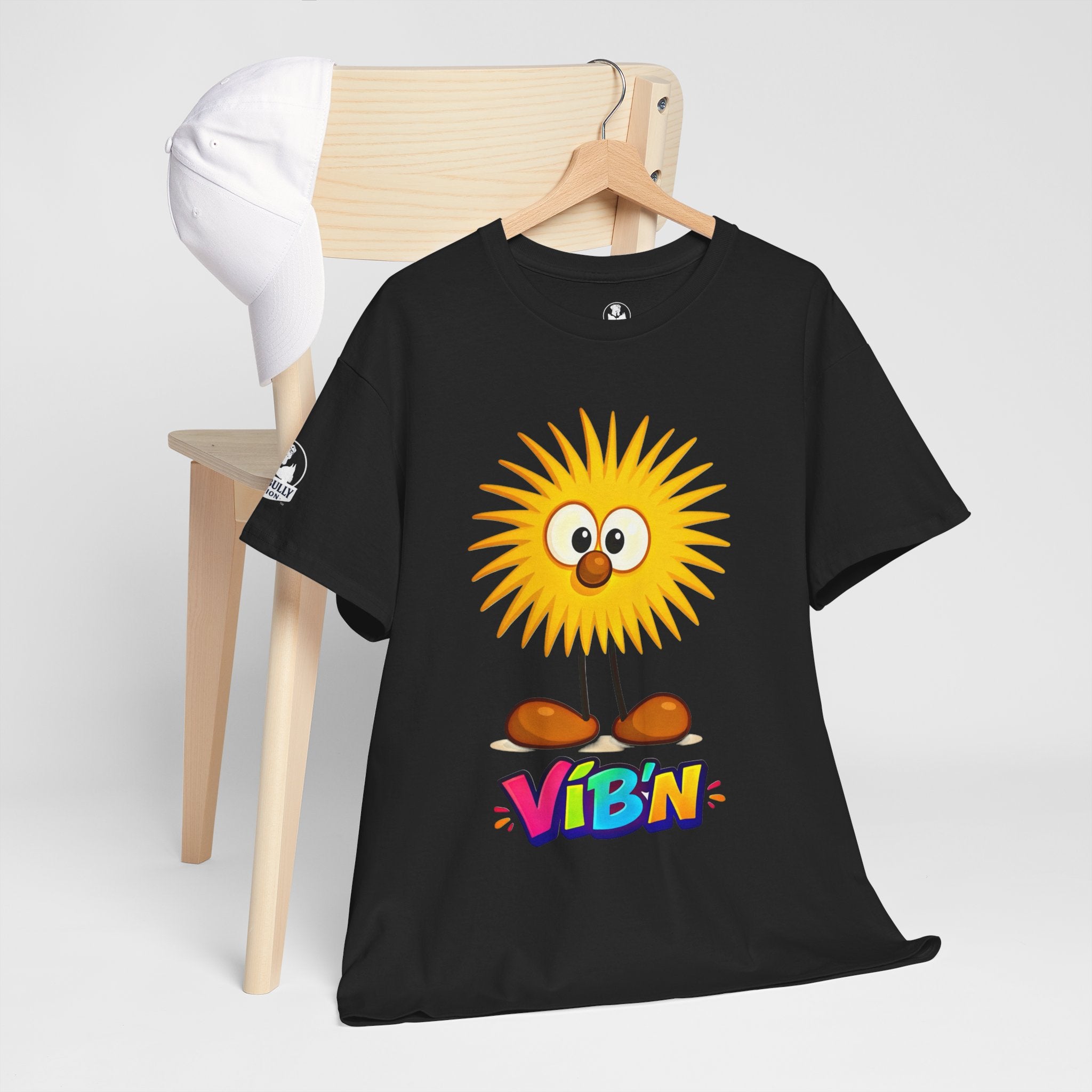 Vib’N Ig-Man Unisex T-Shirt | Positive Vibes Graphic Tee | Whimsical Character Art Shirt | Creative Lifestyle Apparel | WhimsyWear™
