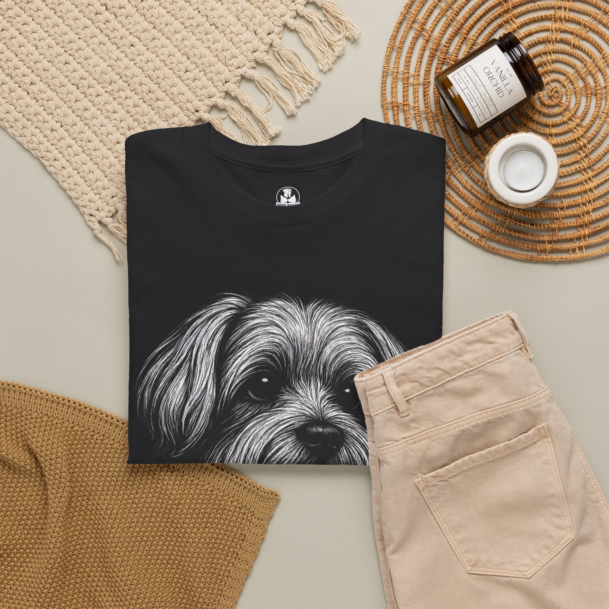 Maltese T-Shirt | Maltese Dog Lover Gift | Maltese Mom Graphic Tee | Elegant Companion Dog Shirt