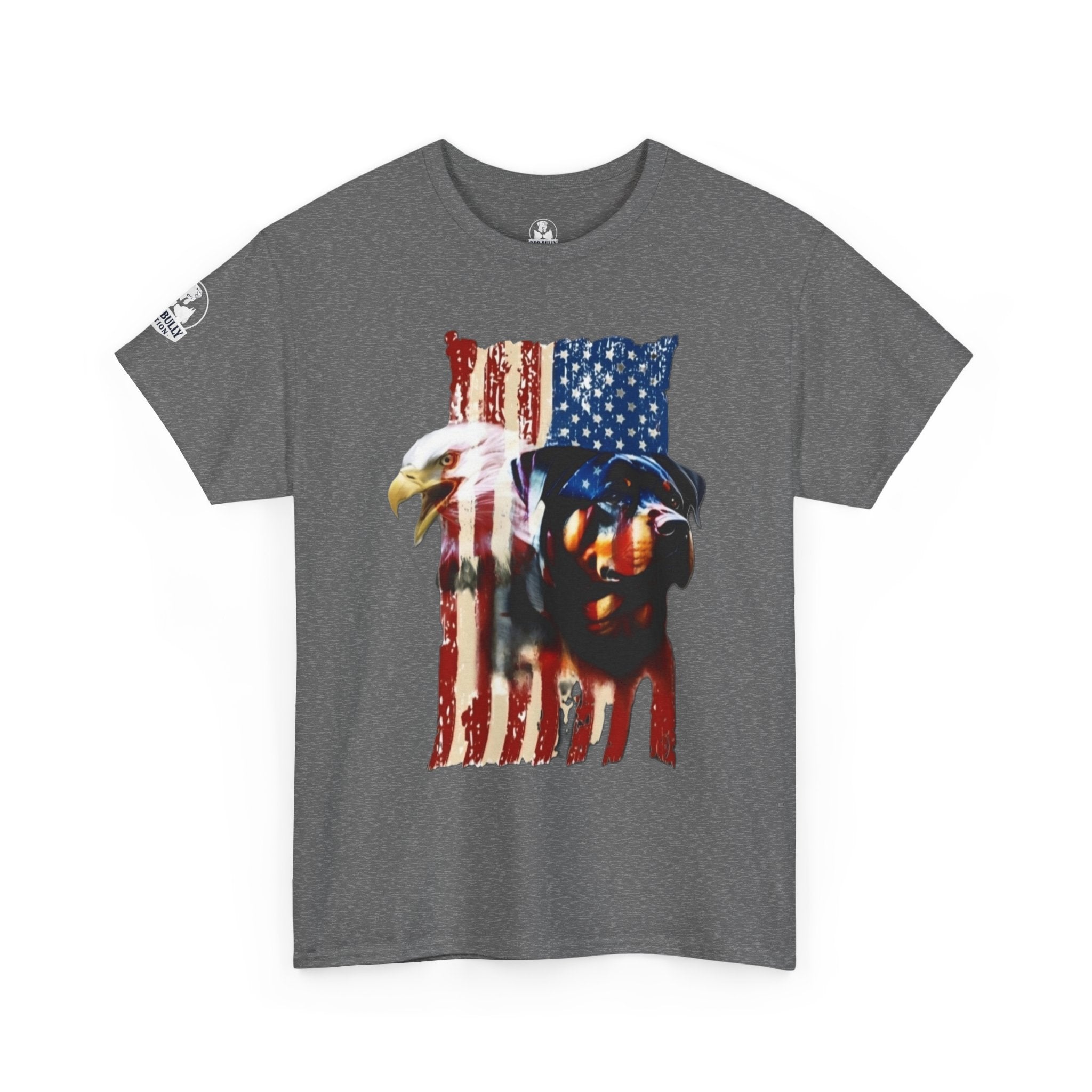 Rottweiler T-Shirt, Eagle Graphic Tee, Dog Lover Gift, Rottweiler Graphic Shirt, American Eagle Apparel, Talon & Fang™