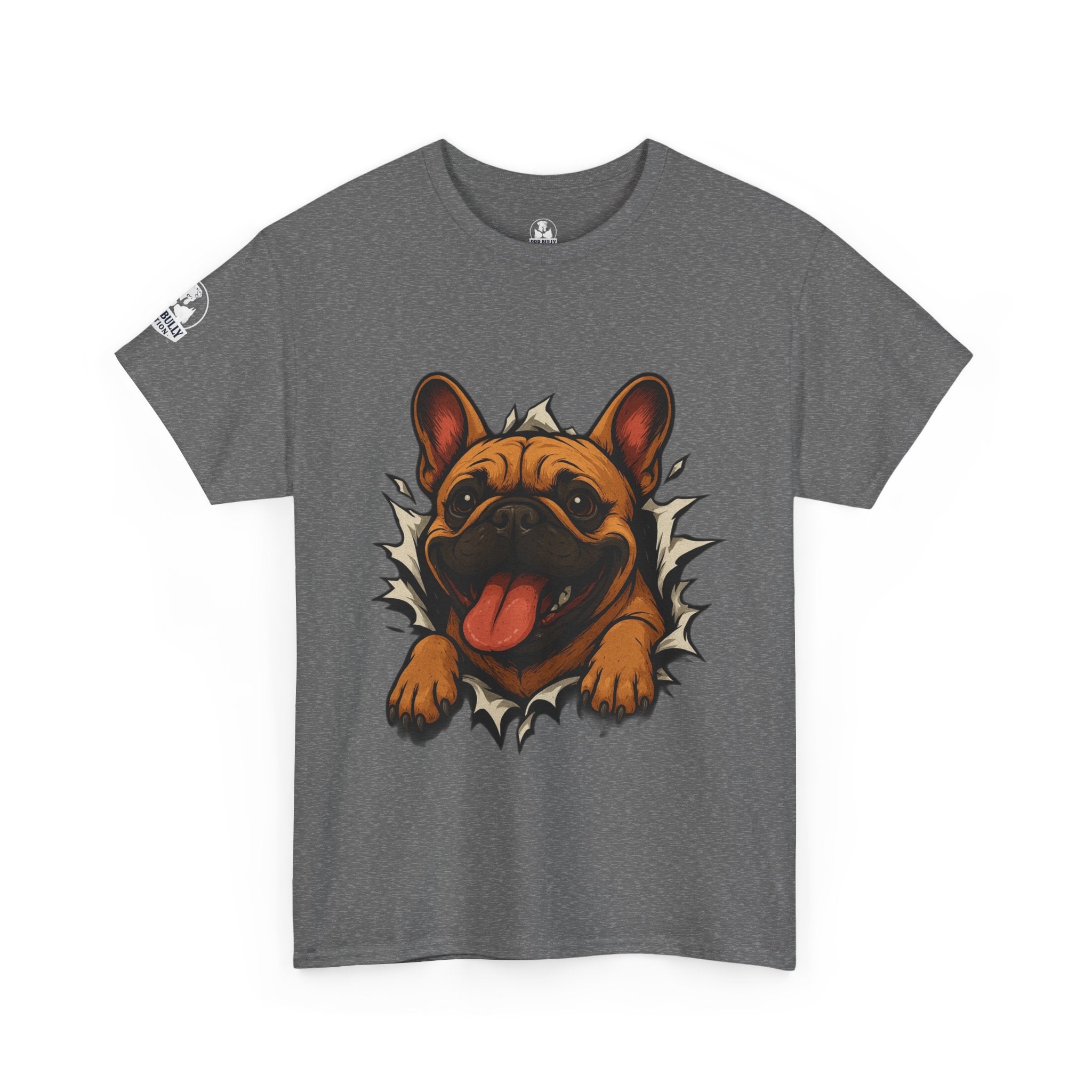 French Bulldog Unisex T-Shirt | Frenchie Graphic Tee | French Bulldog Lover Gift | Inspirational Dog Art Shirt | Breaking Through™ | WhimsyWear™
