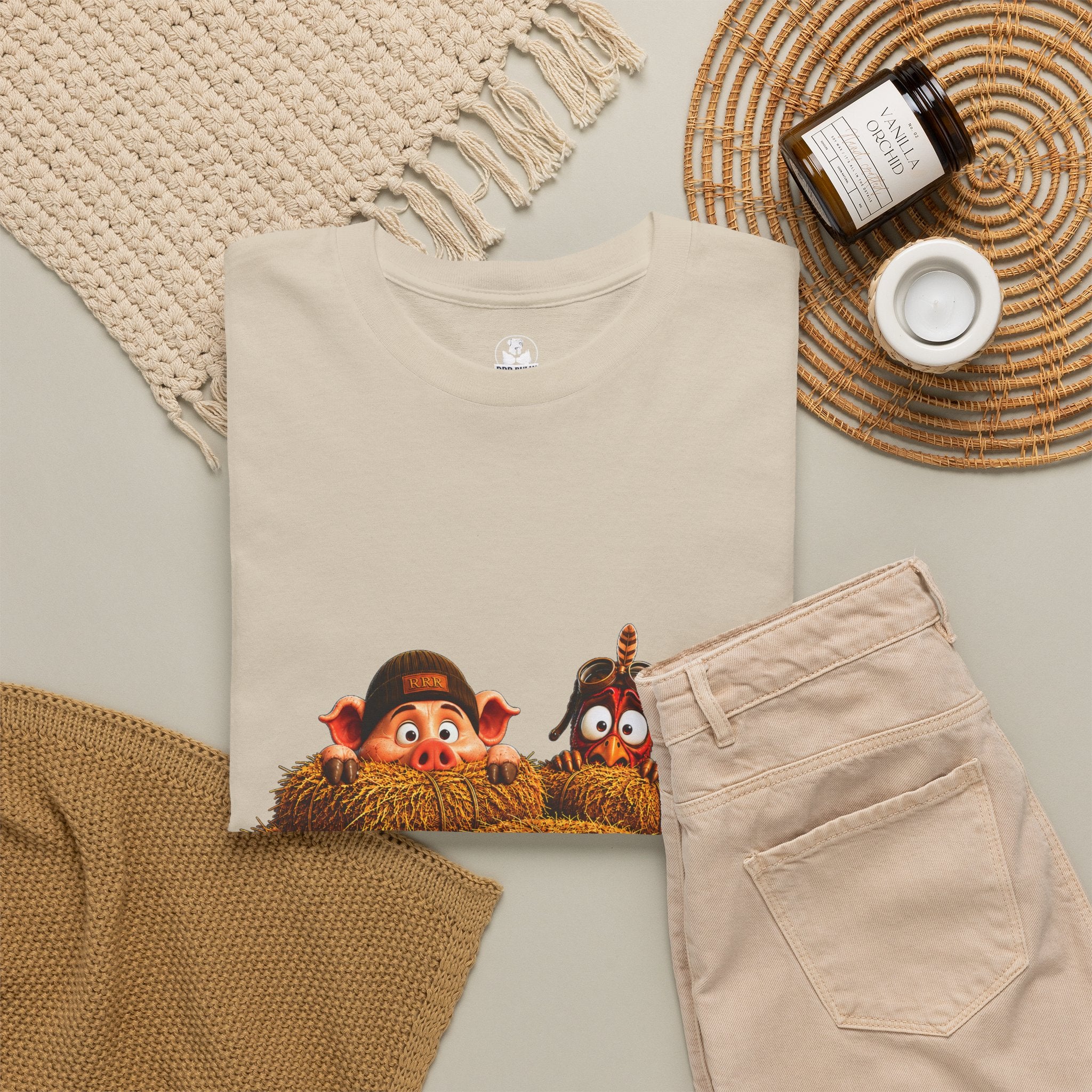 Pluck and Curly™ Thanksgiving Escape Limited Edition Unisex Graphic Tee
