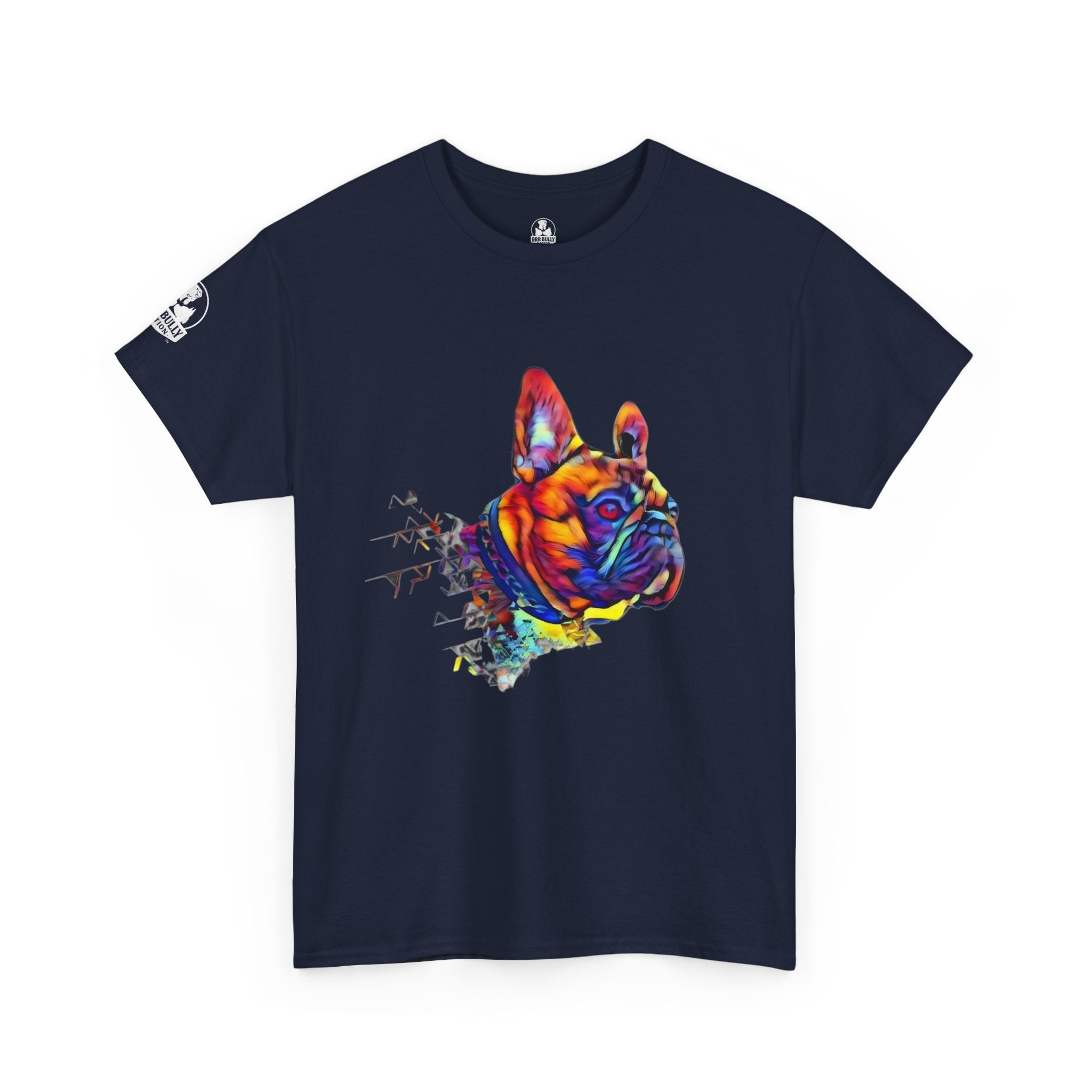 French Bulldog Unisex T-Shirt | Colorful Frenchie Graphic Tee | French Bulldog Lover Gift | Frenchie Owner Apparel | Spectrum™ | WhimsyWear™
