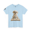 Funny Maltese Dog T-Shirt, Coffee Lover Shirt, Book Lover Gift, Cute Dog Graphic Tee, I Don’t Give A Sip, WhimsyWear™ Unbothered™