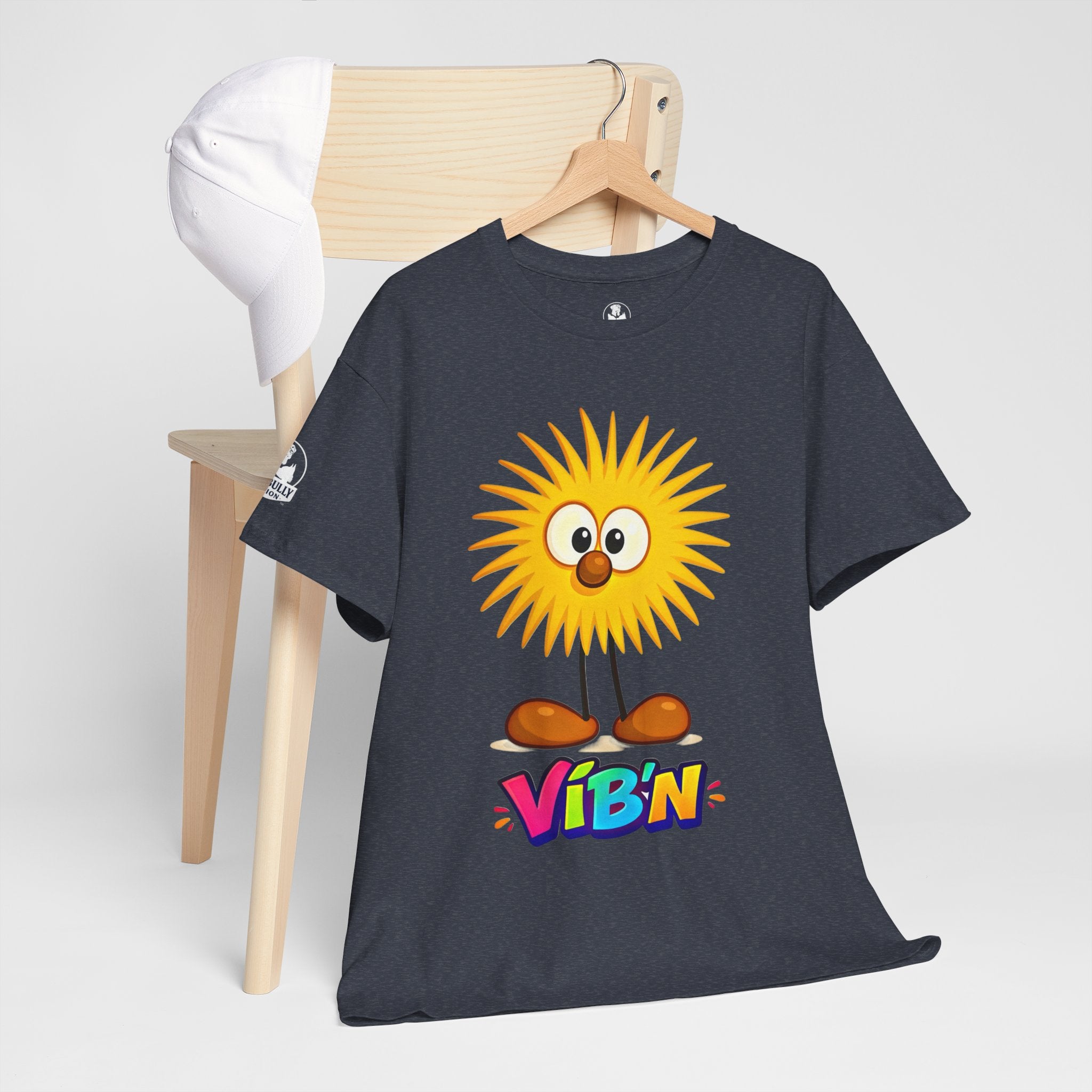 Vib’N Ig-Man Unisex T-Shirt | Positive Vibes Graphic Tee | Whimsical Character Art Shirt | Creative Lifestyle Apparel | WhimsyWear™