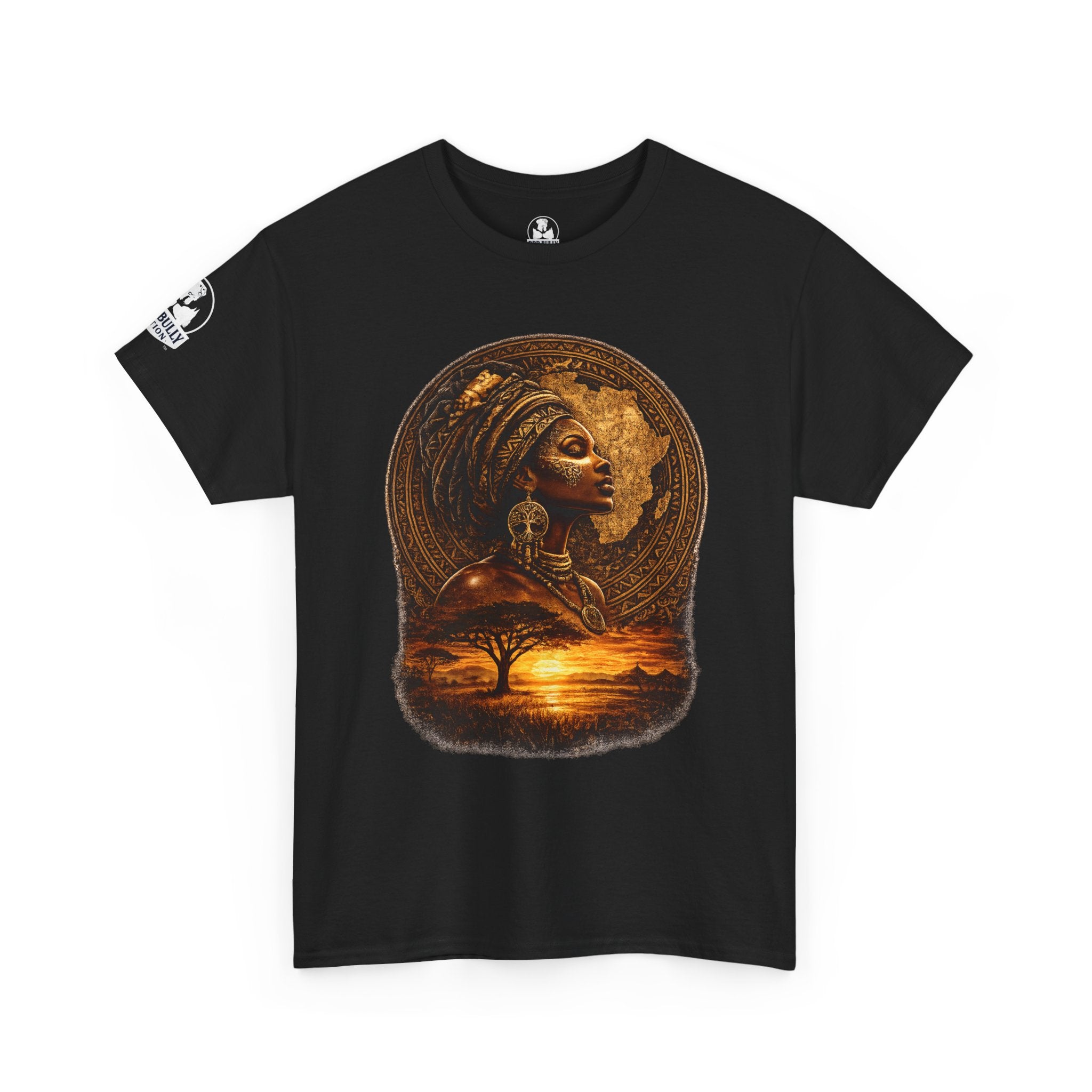 Eternal Essence™ African Heritage Graphic T-Shirt | Cultural Art Gift