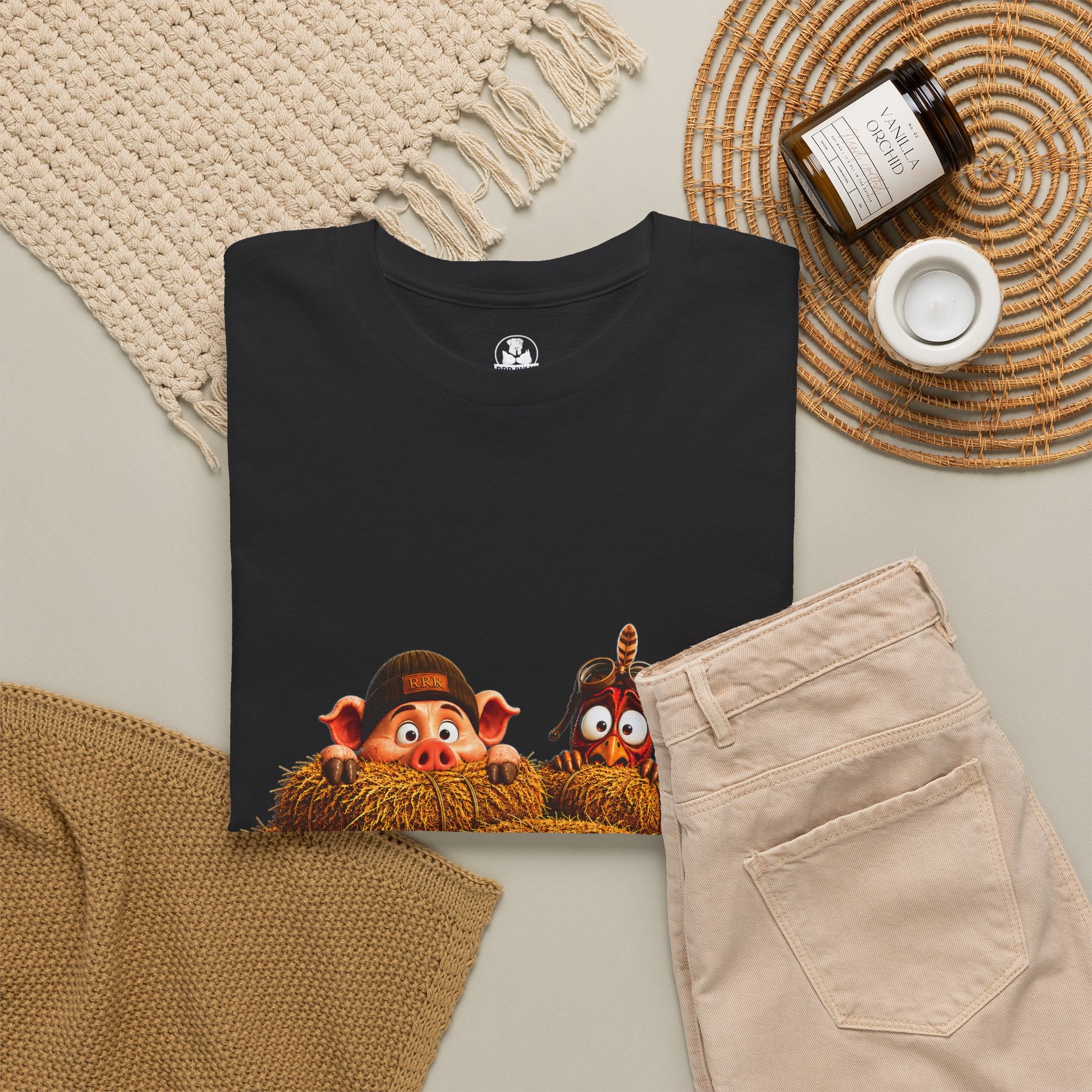 Pluck and Curly™ Thanksgiving Escape Limited Edition Unisex Graphic Tee