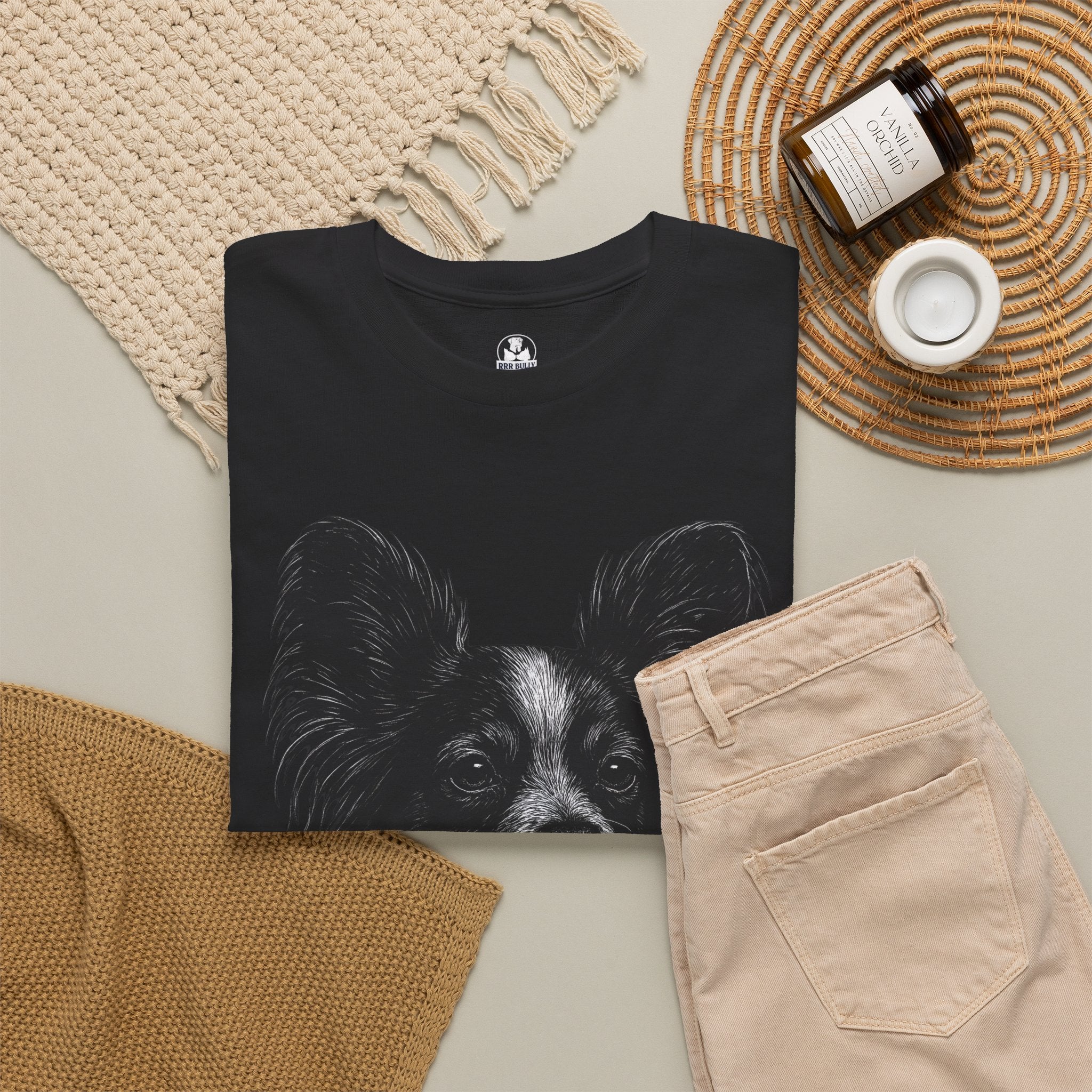 Papillon Graphic T-Shirt | TrueBreed™ Sophisticates™ Dog Lover Tee